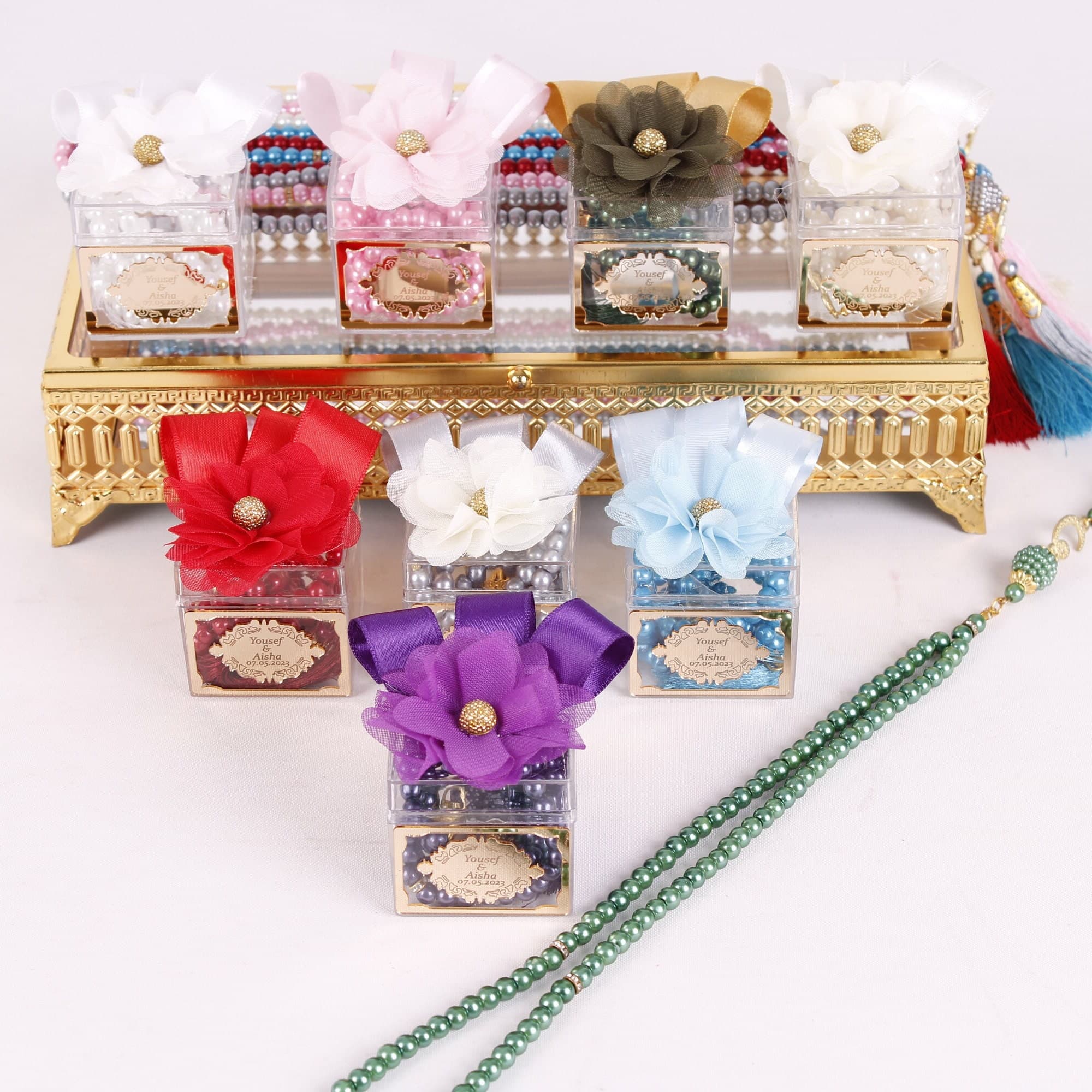 Personalized Pearl Prayer Beads: Wedding, Ramadan, Eid Favors - image 3