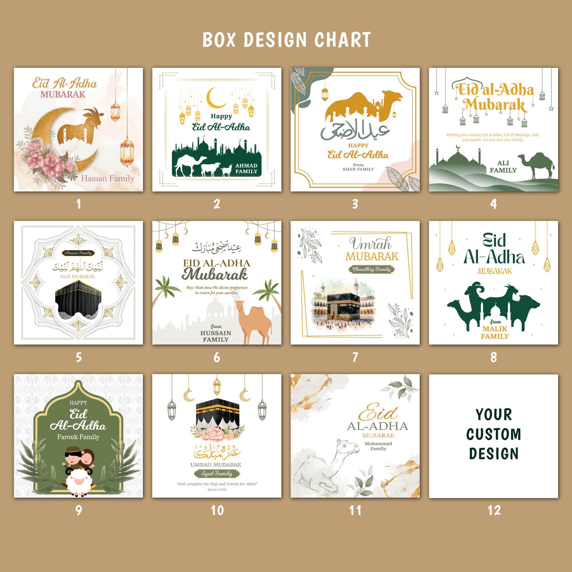 16 PCS with Box Eid Al-Adha Chocolate Favors: Personalized Guest Gifts - image 4