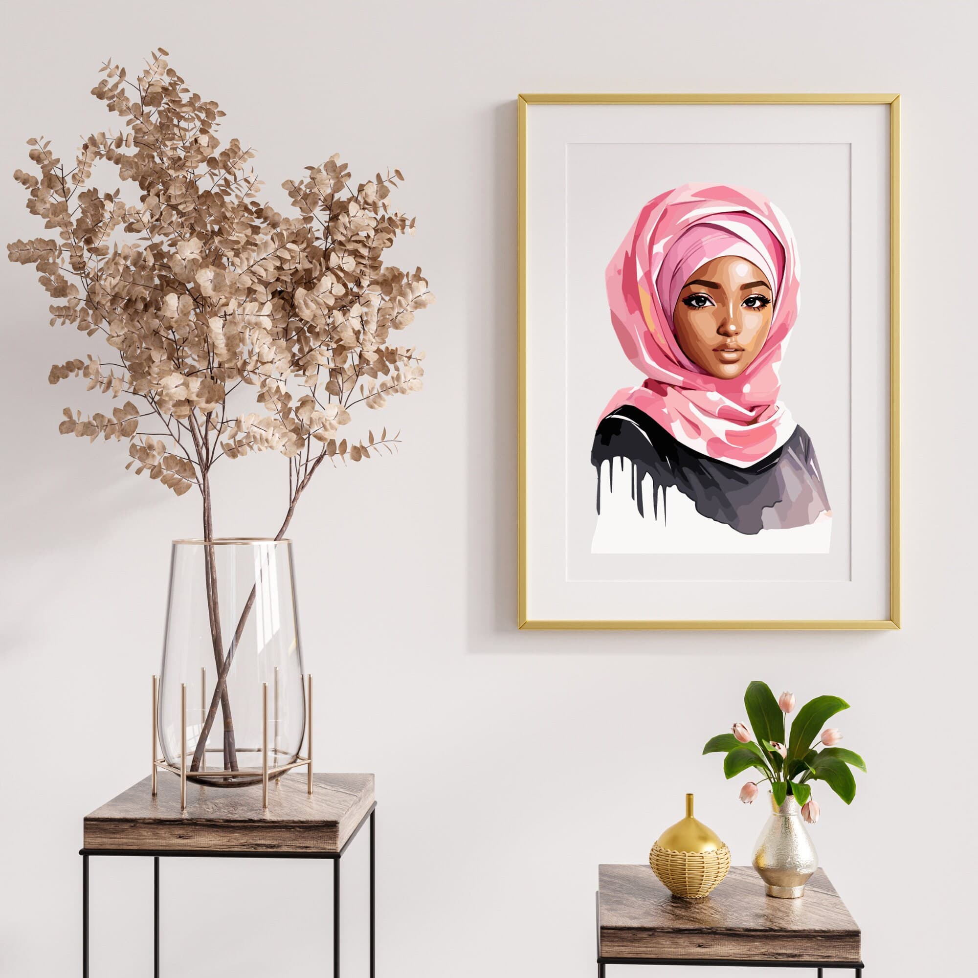 Muslim Hijabi Girl | Muslim Hijab | SVG Digital FILE | Muslim Gift Present | Muslim Shirt Woman | Hijabi Girl | Black American Girl  Islamic - image 2