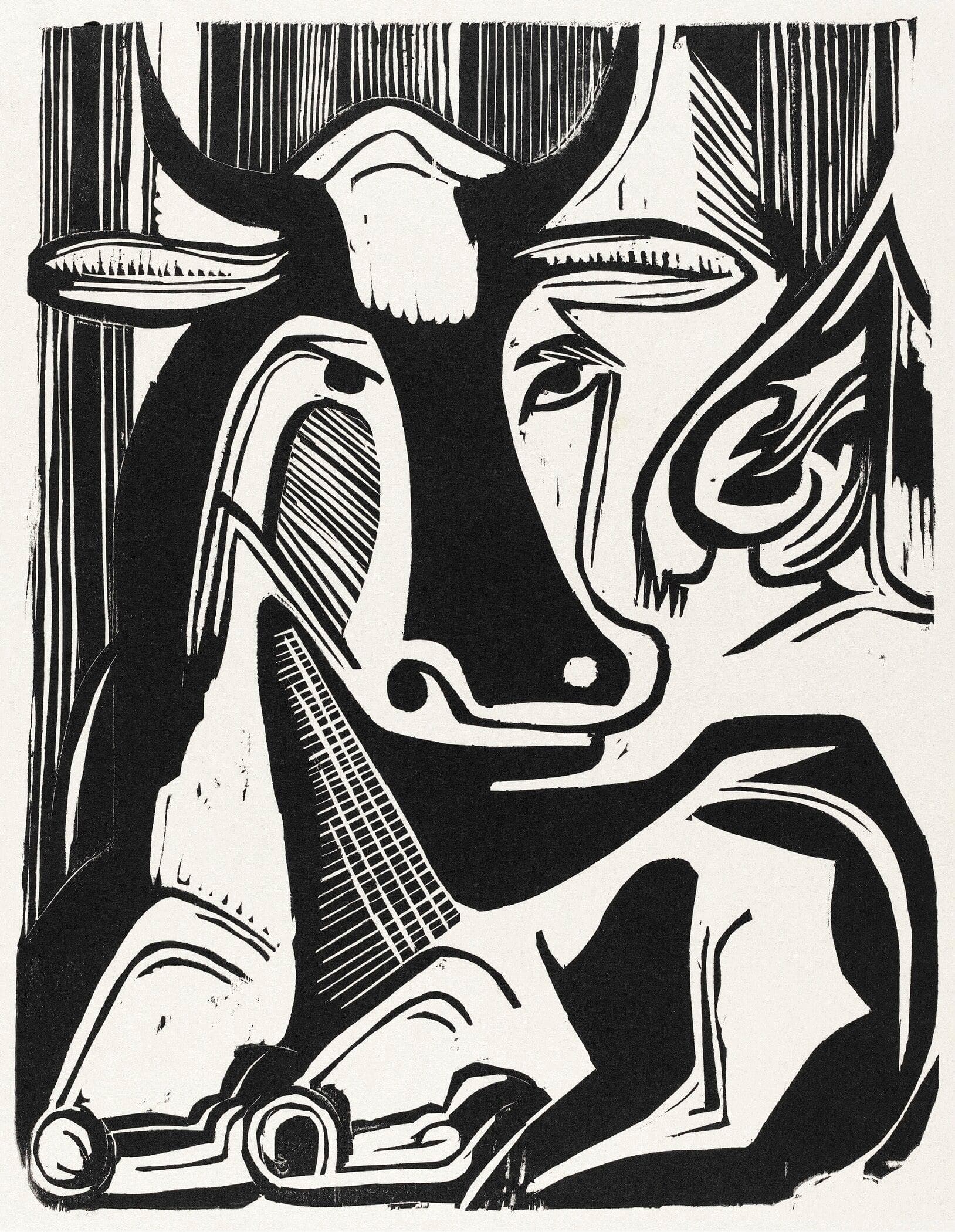 Ernst Ludwig Kirchner — Cow | Fine Art Print