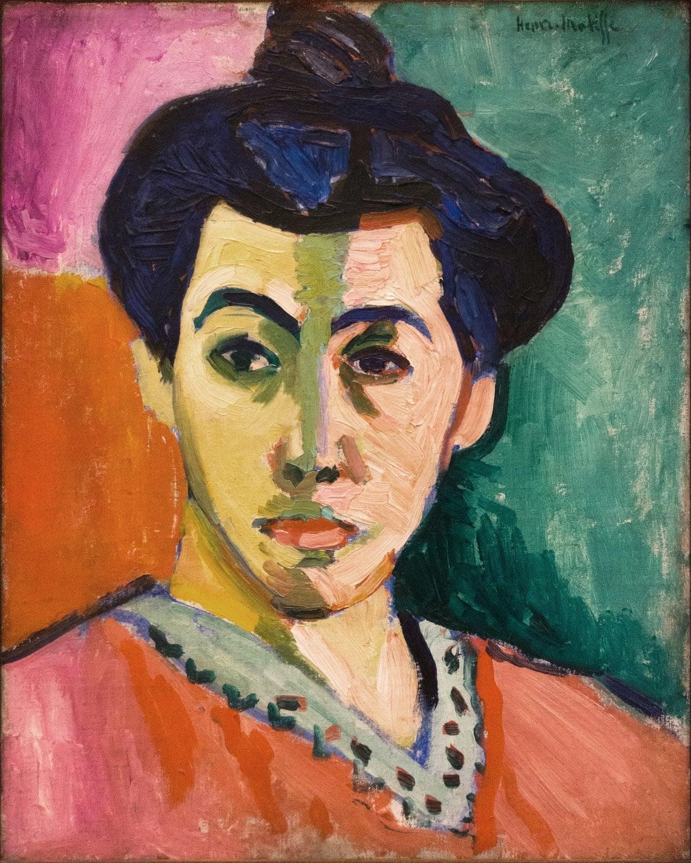 Henri Matisse — The Green Stripe (Madame Matisse) | Fauvism