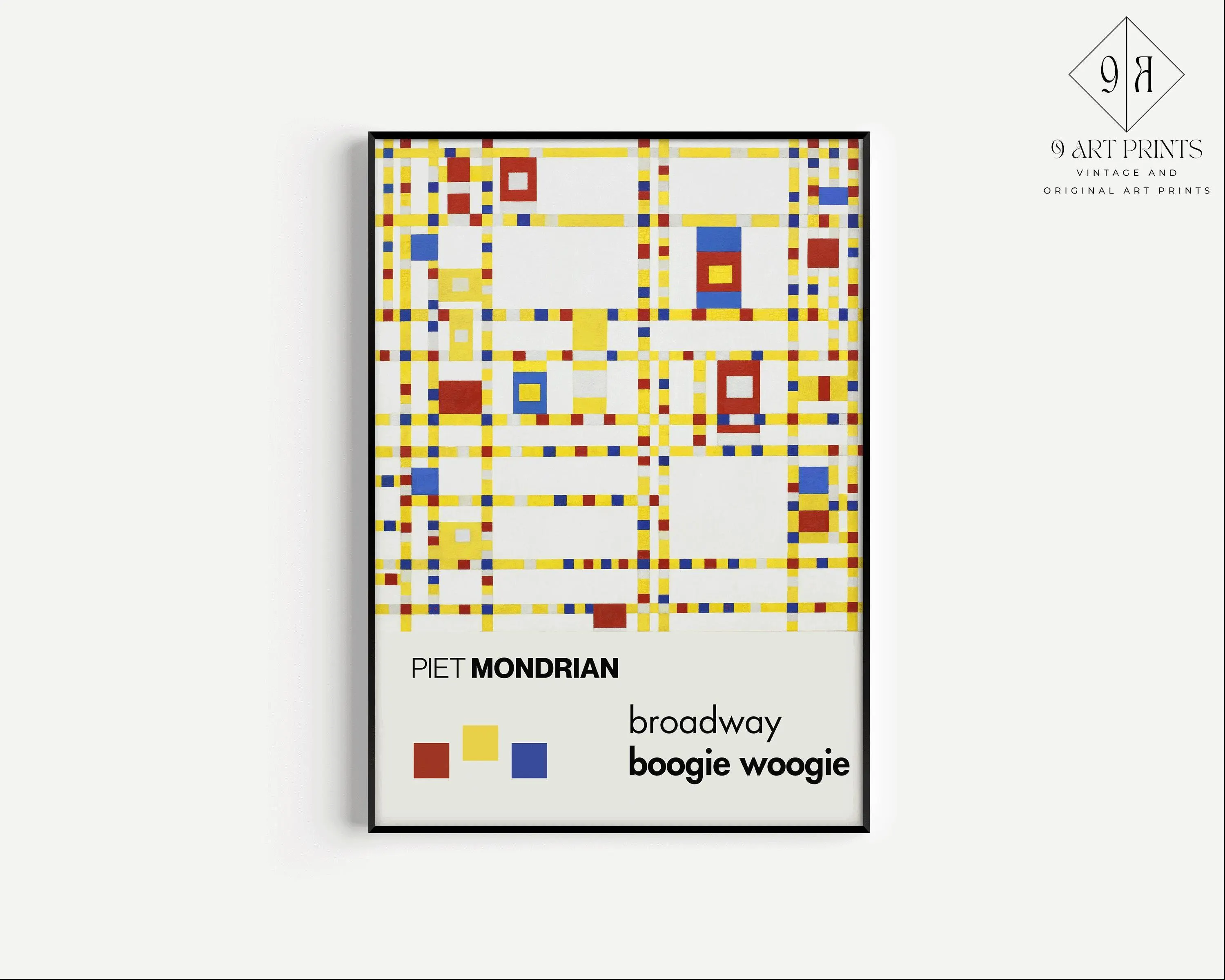 Piet Mondrian — Broadway Boogie Woogie | Neoplasticism Fine Art Print - image 4