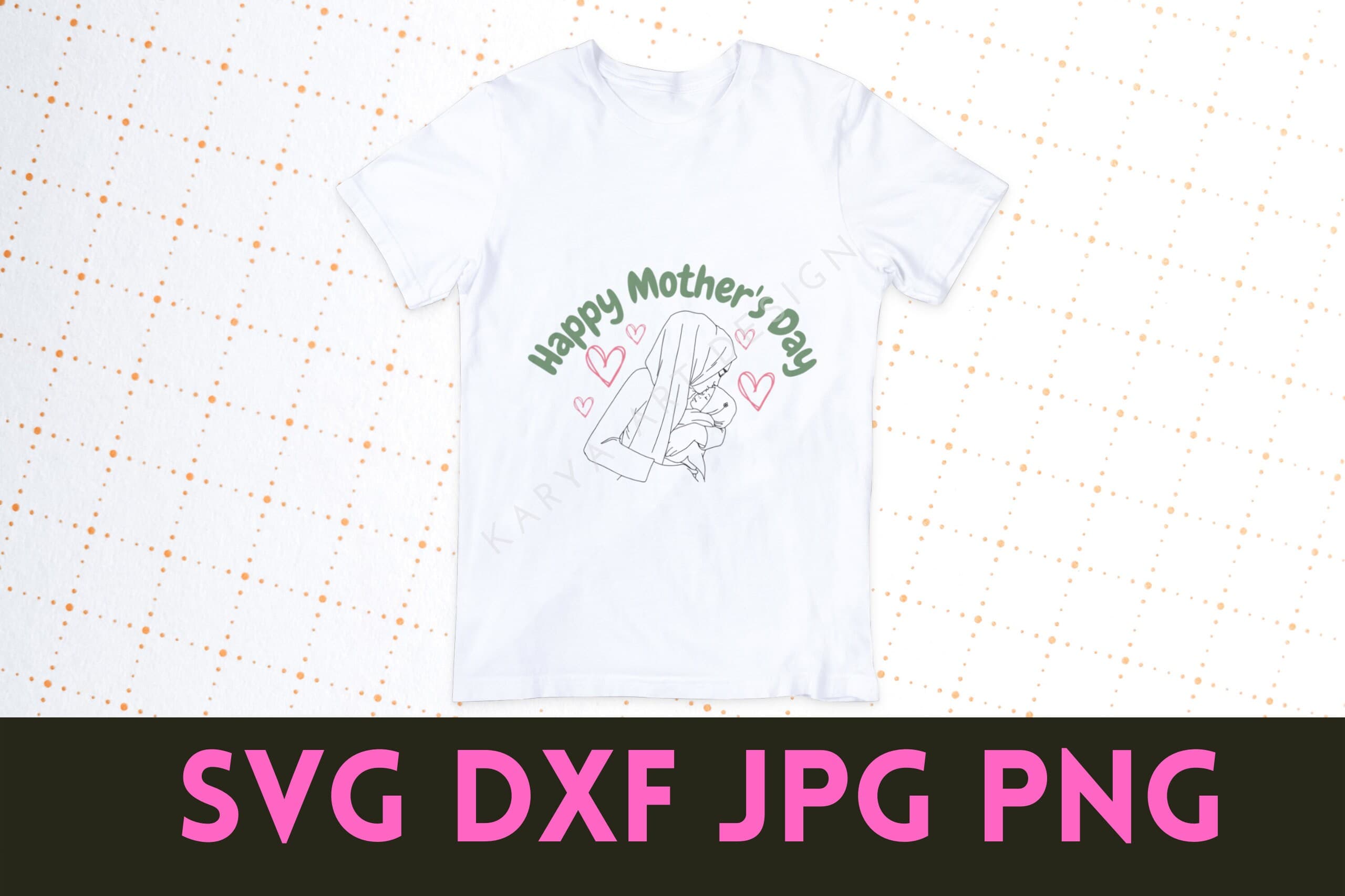 Muslim Mother's Day SVG, Mama Ummi, Hijab Islam (Digital Download) - image 2
