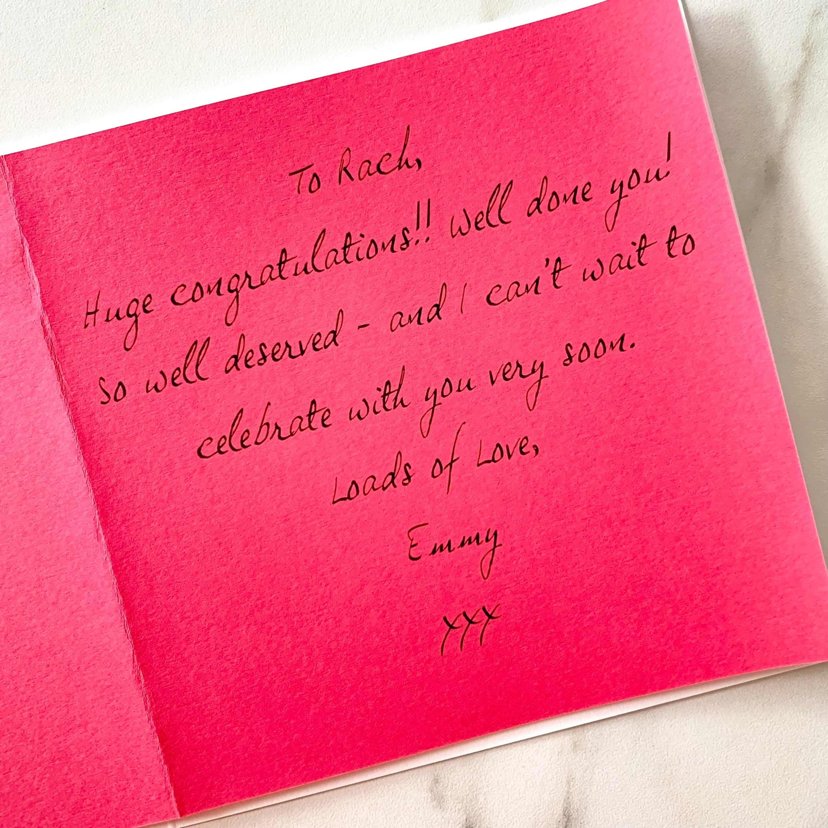 Personalised Champagne Retirement Card - image 4