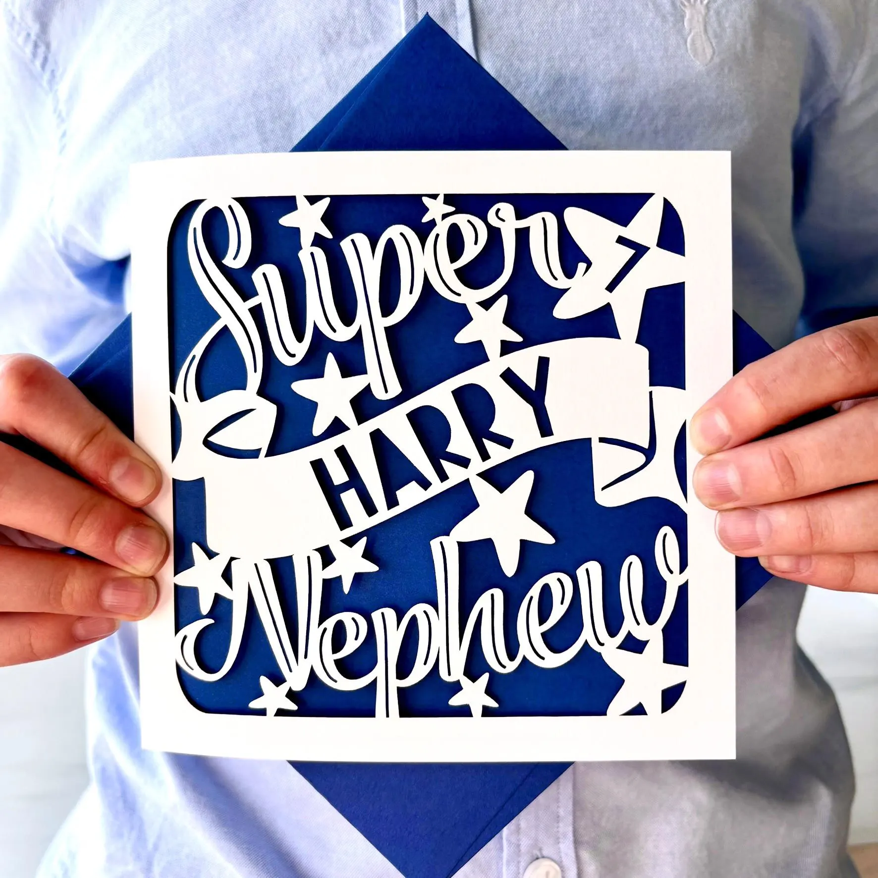 Super Nephew Personalised Birthday Card
