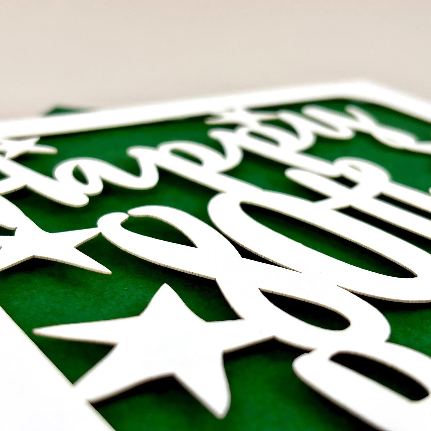 Papercut Stars Personalised 80th Birthday Card - image 4