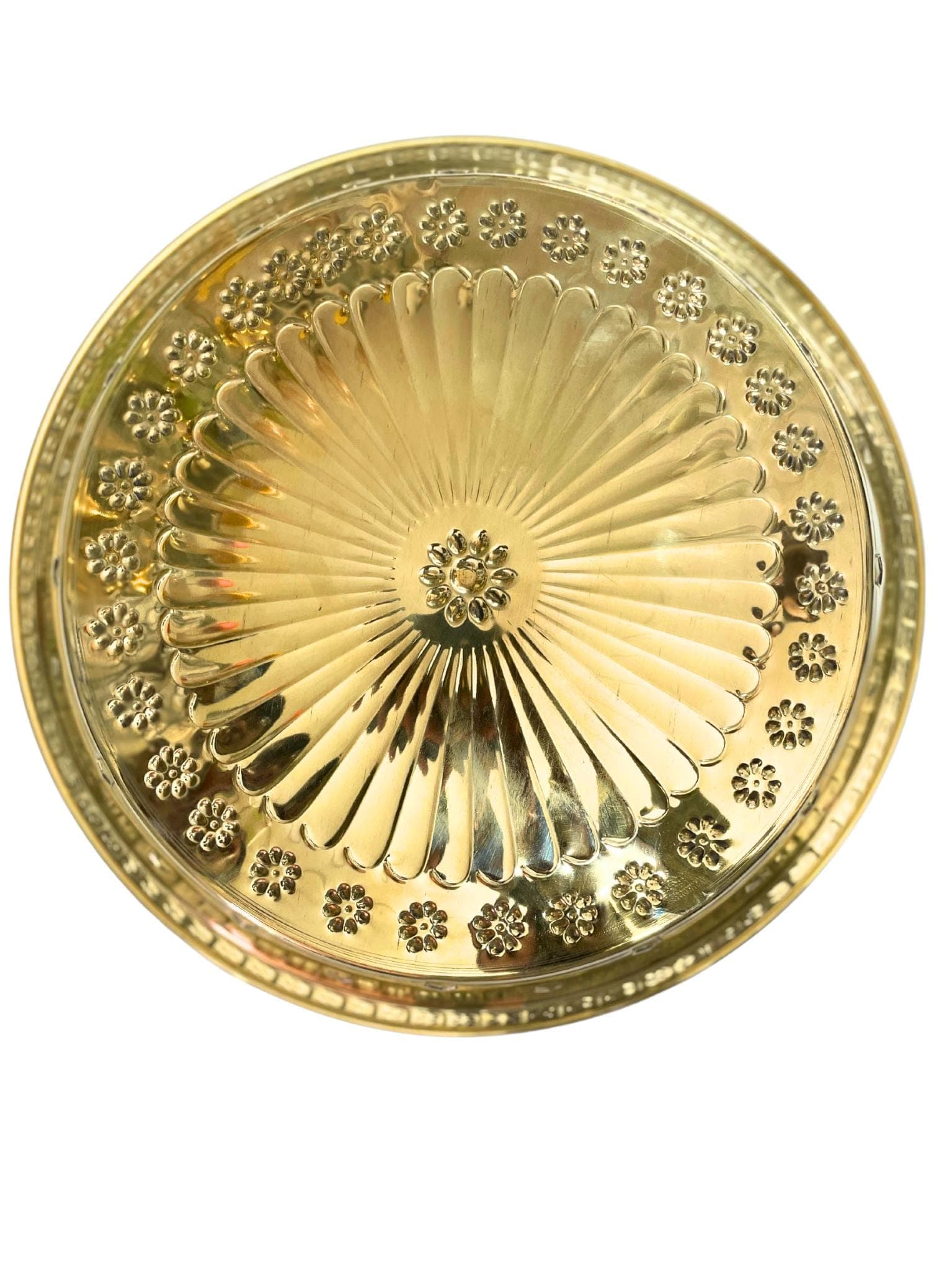 Pure Brass Parat – Traditional Indian Mixing & Serving Plate (16 Inch) - image 4