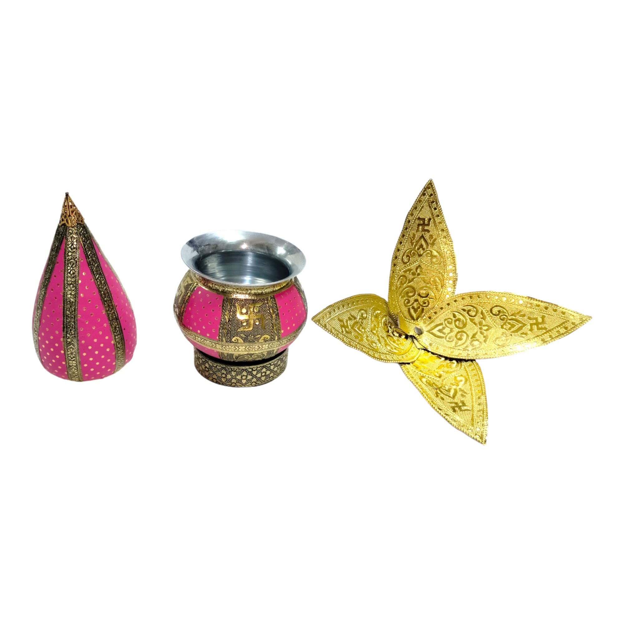 Exquisite Meenakari Design Pooja Kalash - Indian Handicrafts for Festive Occasions and Home Decor.

Pooja Kalash
Mangal Kalash
Pooja Pots
Regilious Puja Item
Meenakari Kalash
Ganesh Pooja Kalash
Pooja Items
Kalash
Aluminum Kalash
Kalash Set For Pooja