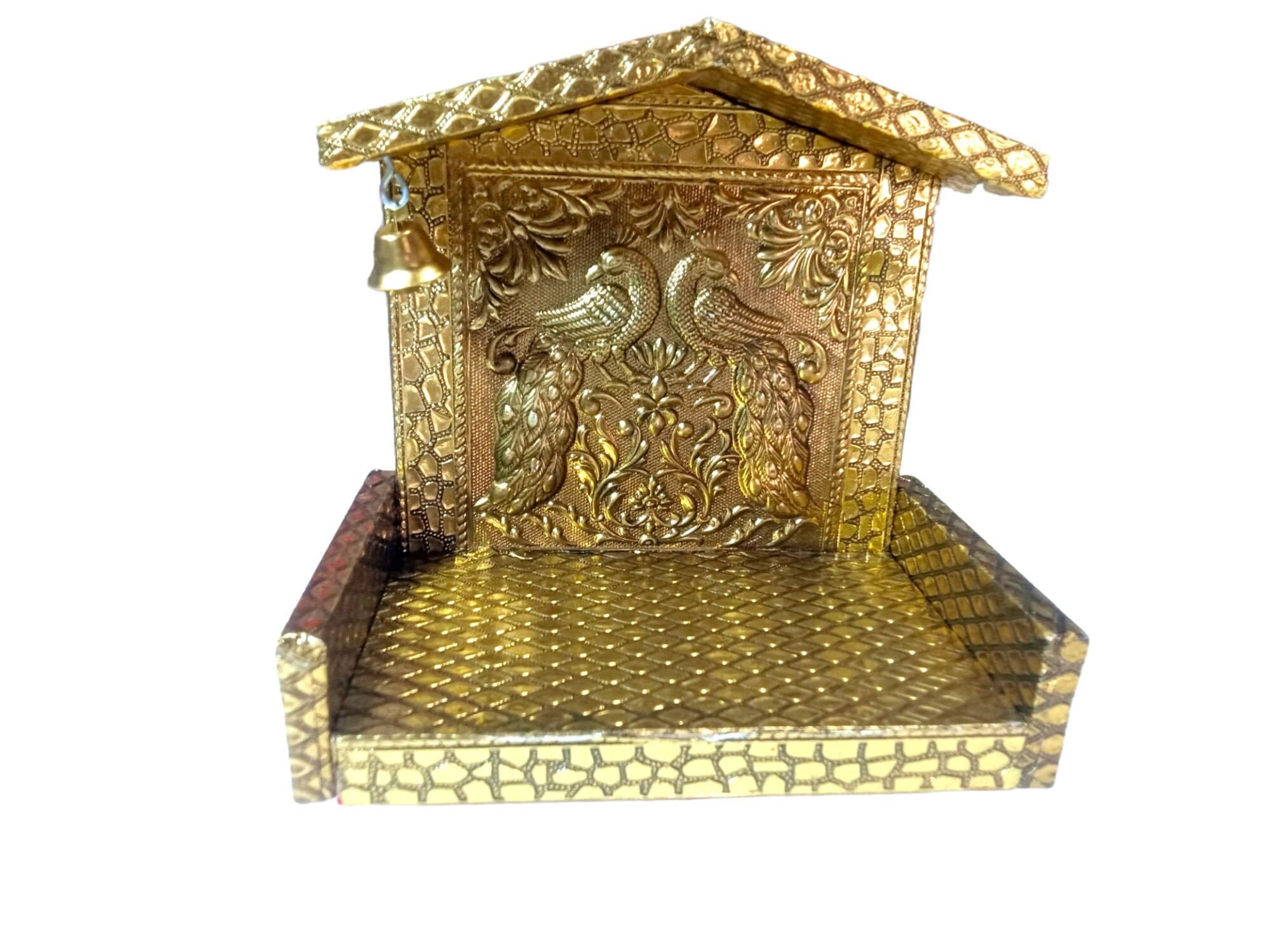 Handcrafted Minakari Krishna Jhula: Kalash Design Gopal Palna