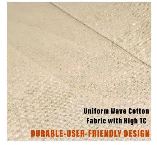 Pure Cotton Reusable Handmade Garment Cover, Eco-Friendly Clothes Storage with Net Window. - image 2