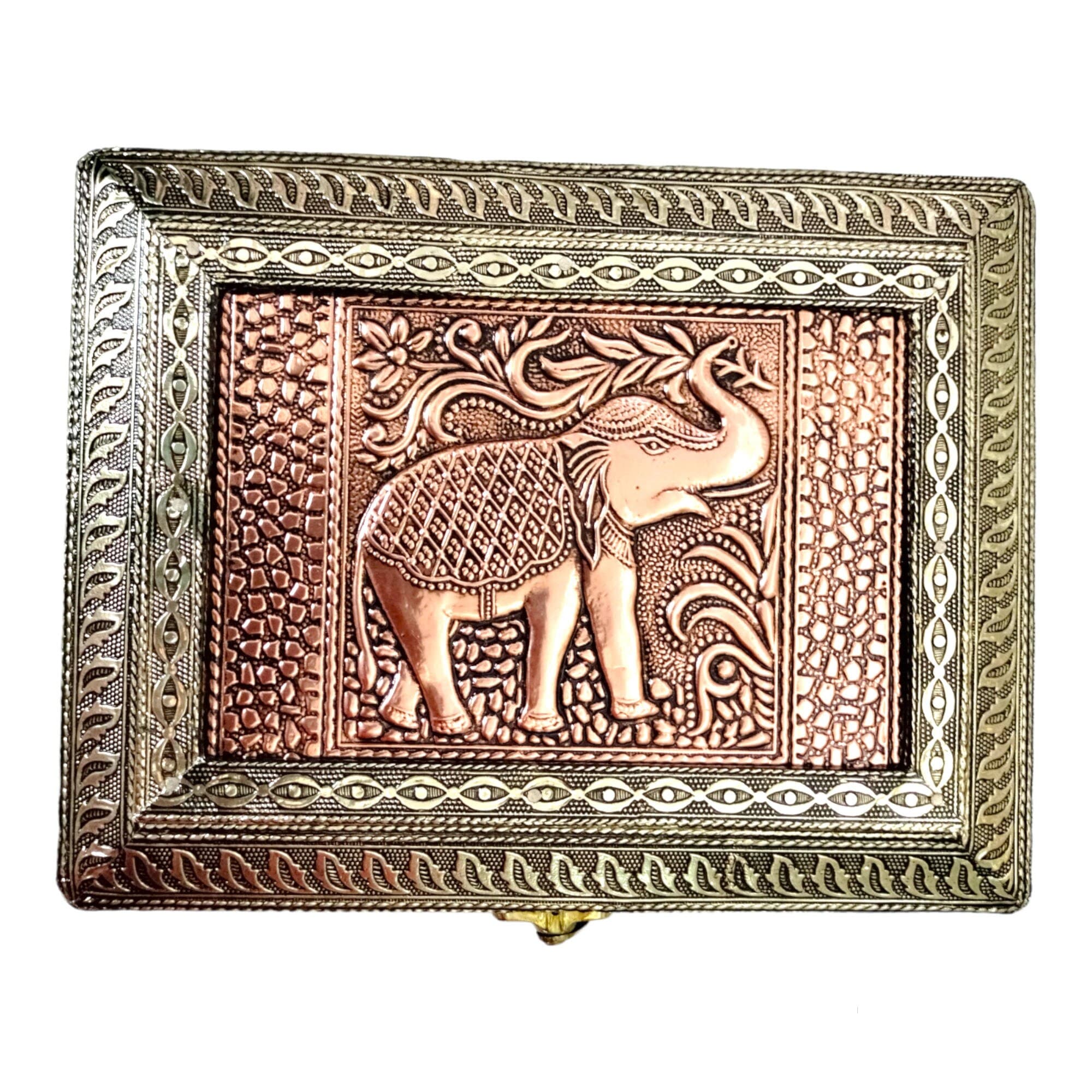 Handcrafted Wooden Elephant Box, Indian Wedding Favor