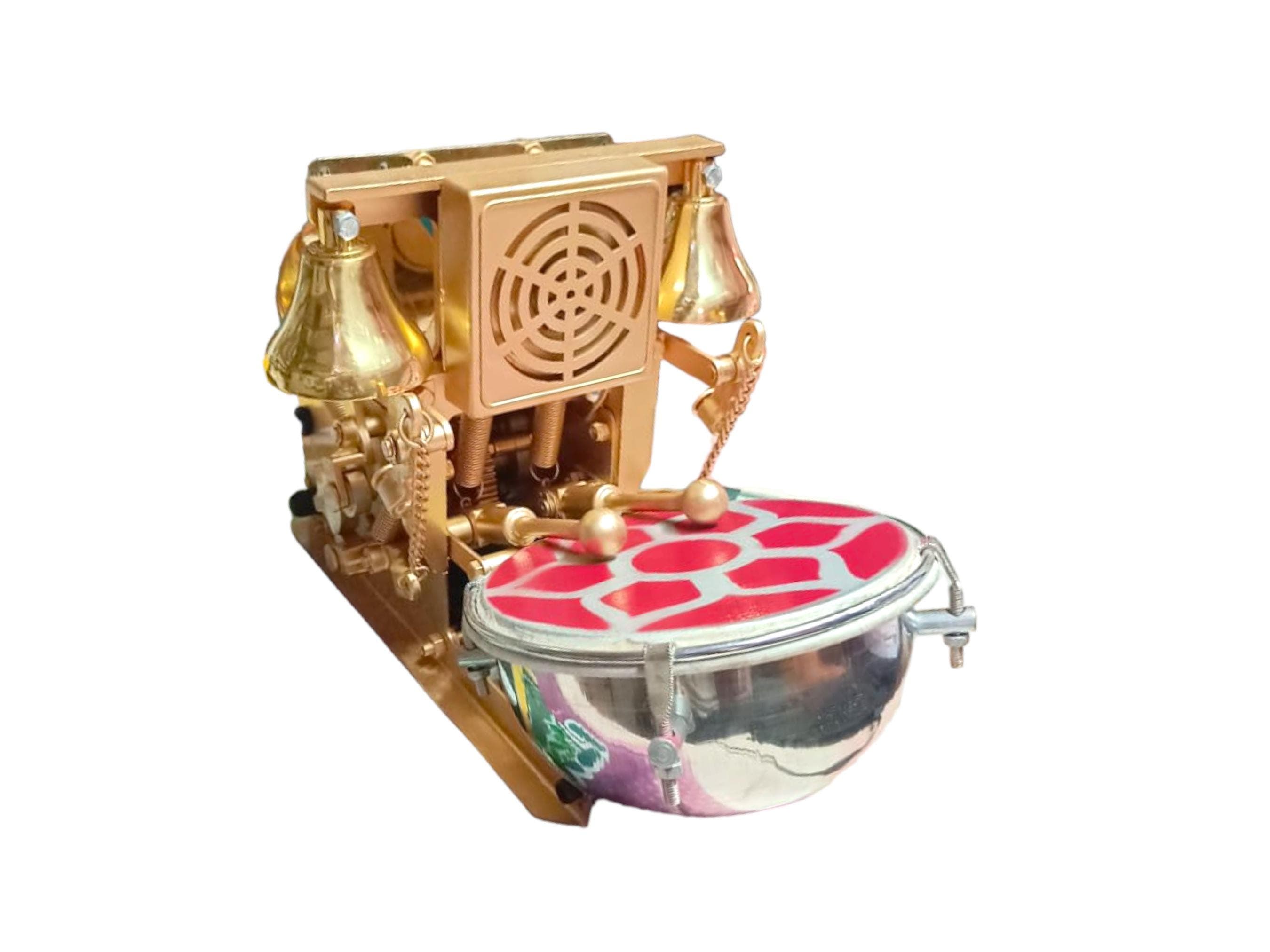 Electric Aarti Machine with Nagara Drum: Home Temple Pooja