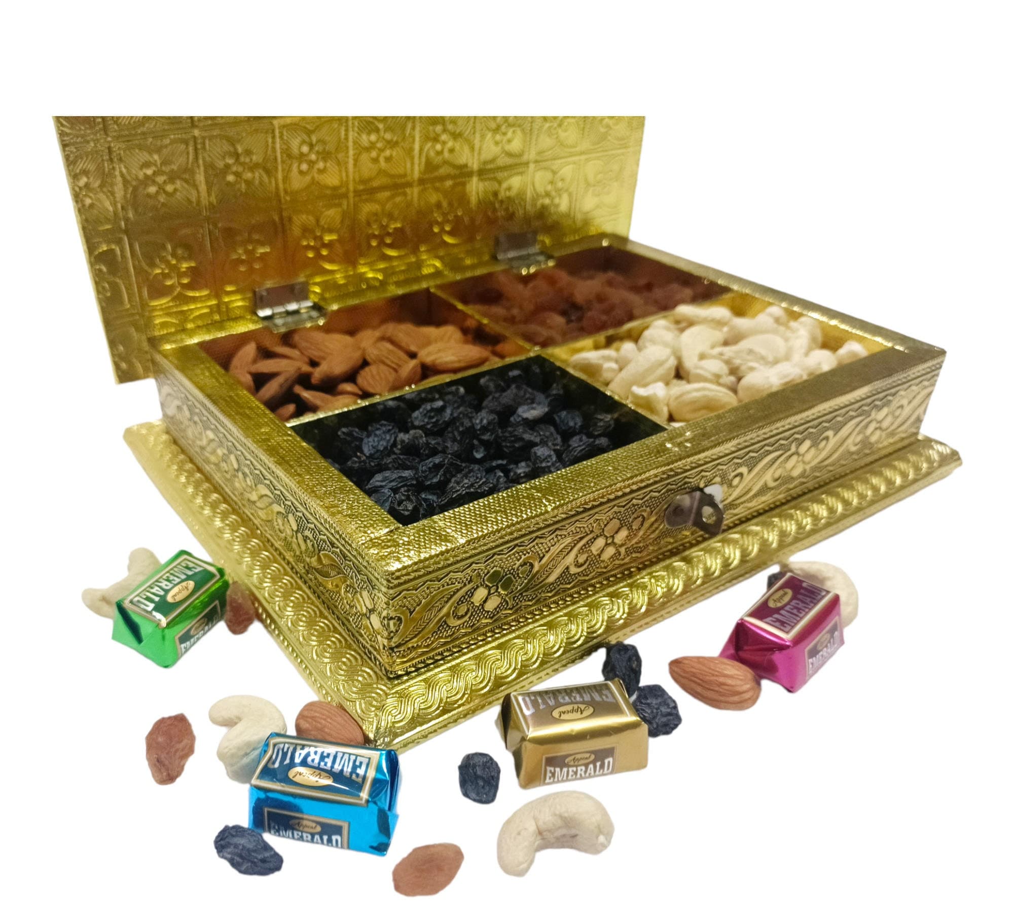 Exquisite Meenakari Design Wooden Dryfruit Box - Indian Handicrafts for Home Decor and Festive Gifting
Wooden handcrafted Dryfruit box/Oxidised Diwali gift box/dryfruit box/Indian traditional giftbox/wedding Meenakari box/Handmade dryfruit box