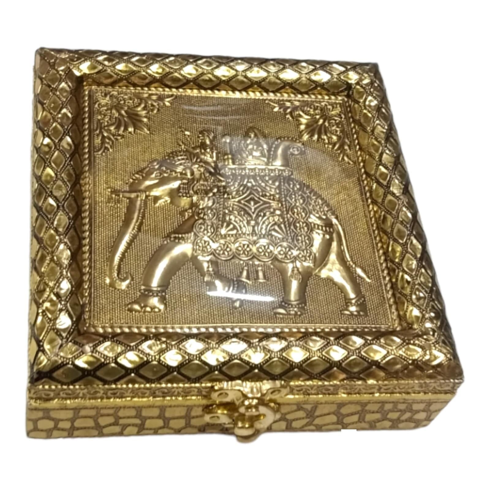 Handmade Wooden Dry Fruit Box, Elephant Design, Indian Wedding Favor - image 5