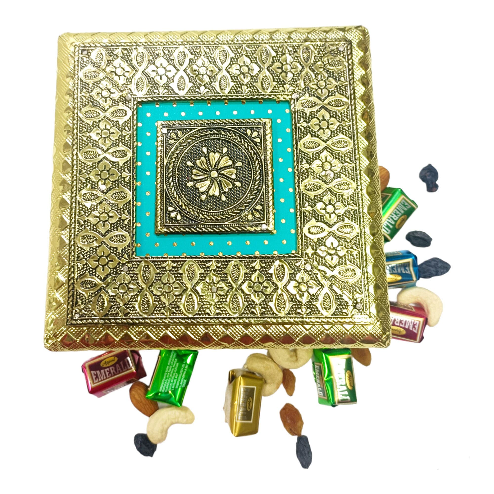 Exquisite Meenakari Design Wooden Dryfruit Box - Indian Handicrafts for Home Decor and Festive Gifting
Wooden handcrafted Dryfruit box/Oxidised Diwali gift box/dryfruit box/Indian traditional giftbox/wedding Meenakari box/Handmade dryfruit box