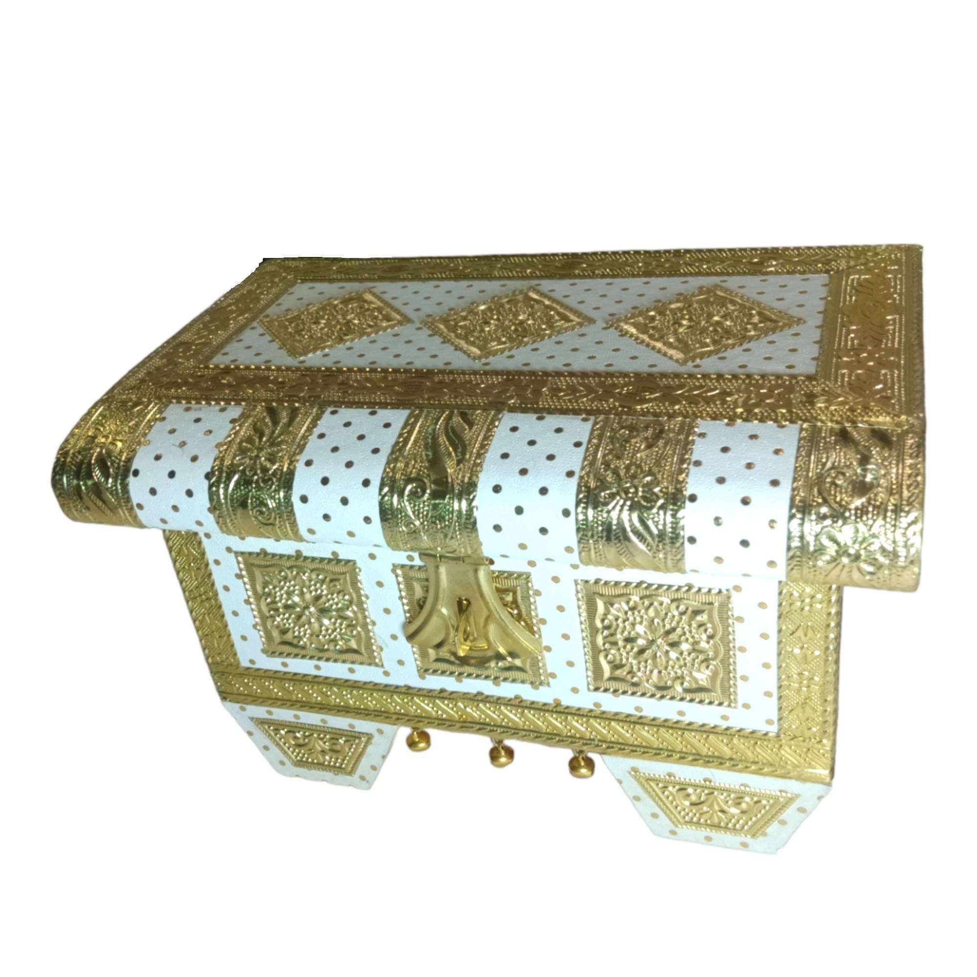 The box is equipped with multiple compartments and a velvet-lined interior that protects your jewelry from scratches, tangles, and damage. Its secure locking mechanism ensures that your treasures are kept safe and secure at all times.