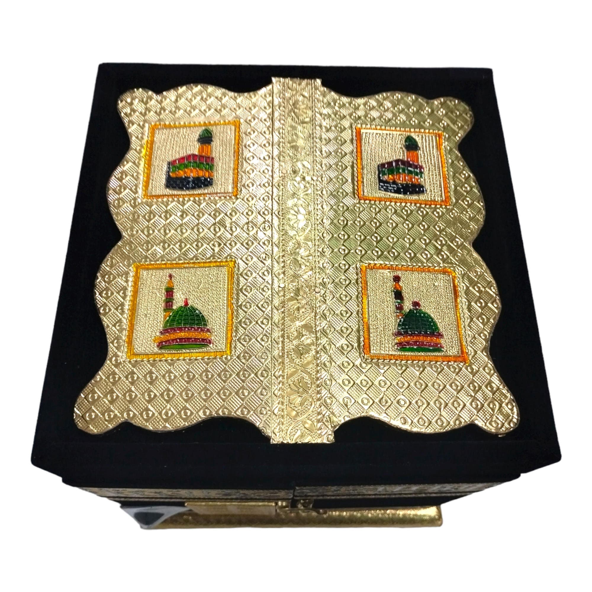 This Quran box is not just practical but also a great decorative piece for any room in your house. The perfect gift for any Muslim.

Black velvet wooden Quran box,
Islamic book box,
Quran storage box,
Islamic gift box,
Muslim gift,
Islamic home decor