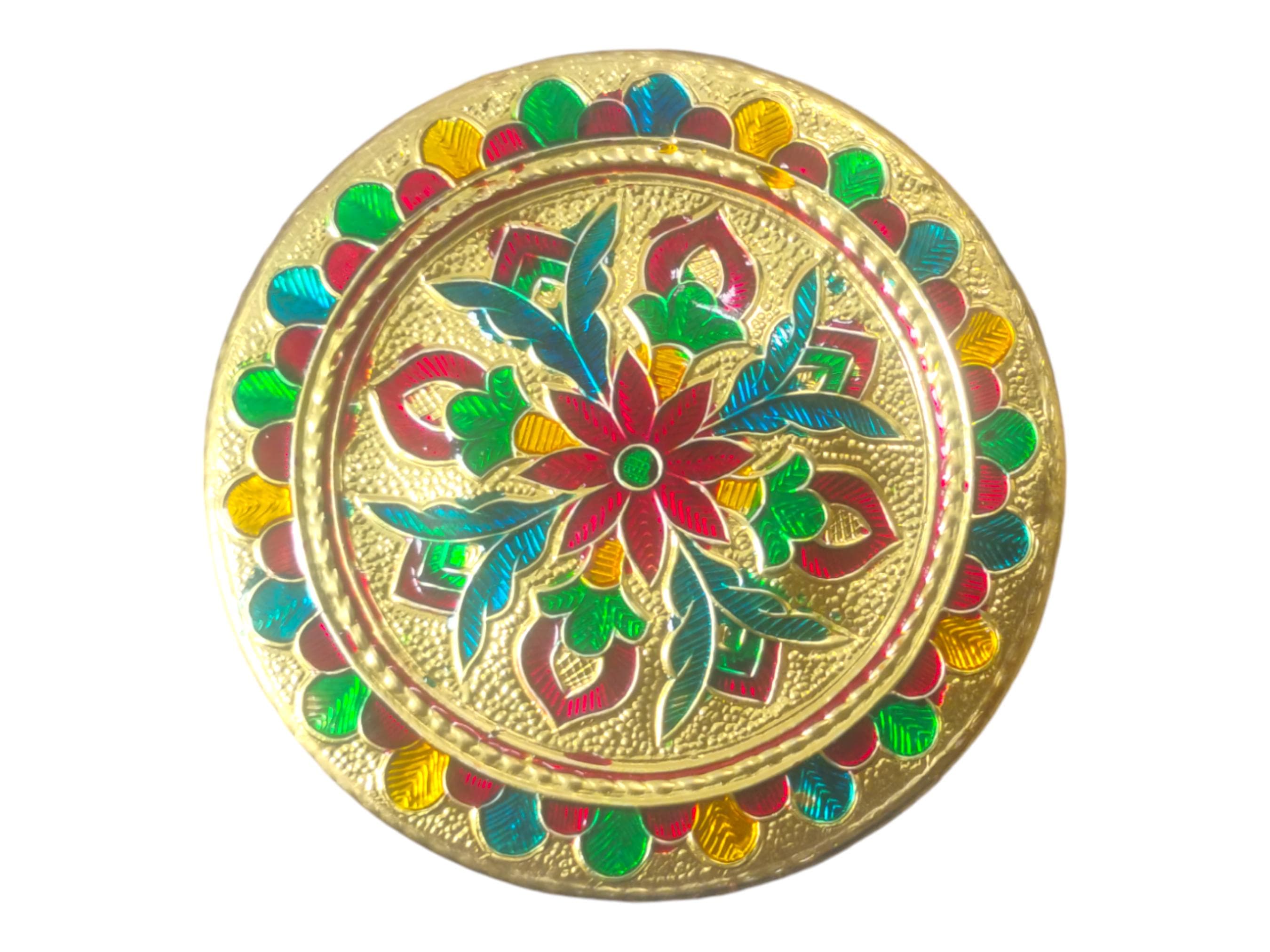 Handcrafted Meenakari Steel Storage Box – Indian Wedding Gift - image 5