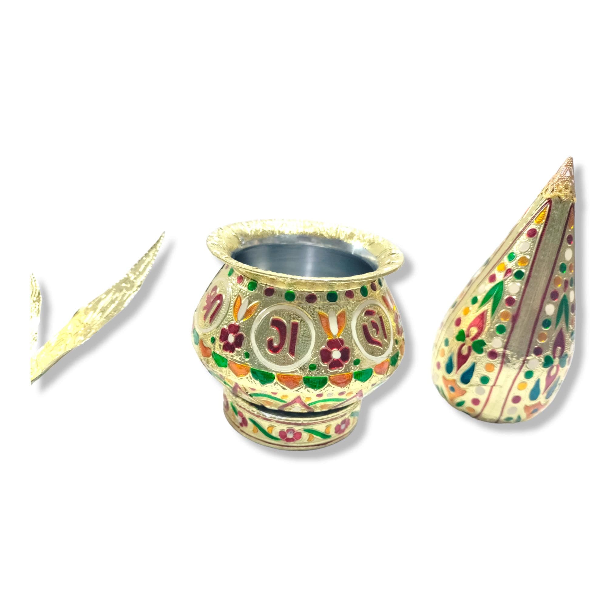 Exquisite Meenakari Design Pooja Kalash - Indian Handicrafts for Festive Occasions and Home Decor.

Pooja Kalash
Mangal Kalash
Pooja Pots
Regilious Puja Item
Meenakari Kalash
Ganesh Pooja Kalash
Pooja Items
Kalash
Aluminum Kalash
Kalash Set For Pooja