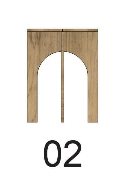 Islamic Stool CNC Laser Cut Files: 10 Arch Designs (Digital Download) - image 5