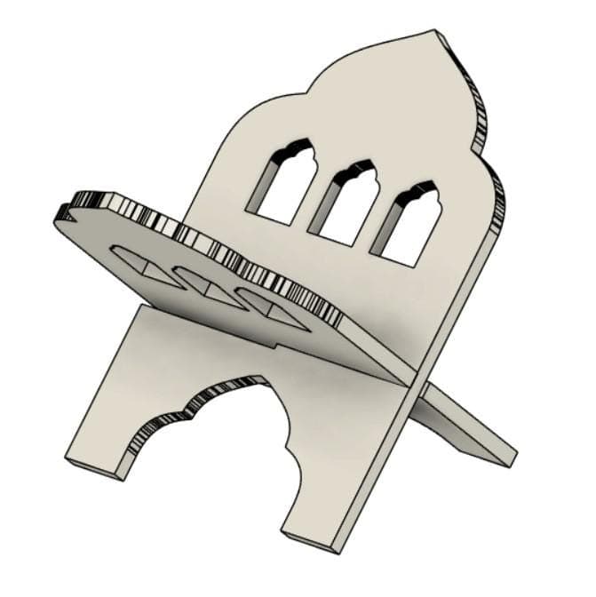 Islamic Date Holder Stand STL | 3D Printable Ramadan & Eid Decor - image 5