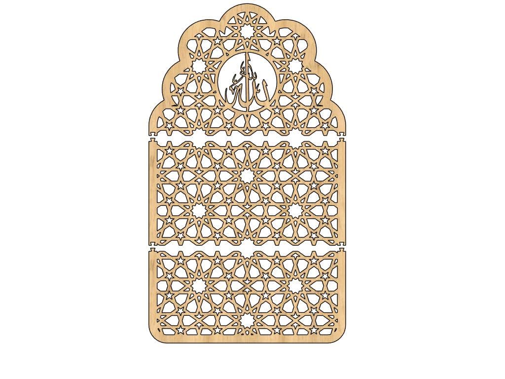 Islamic Mihrab Panel • Laser Cut Design (svg, dxf, ai, eps) (Digital File) - image 4