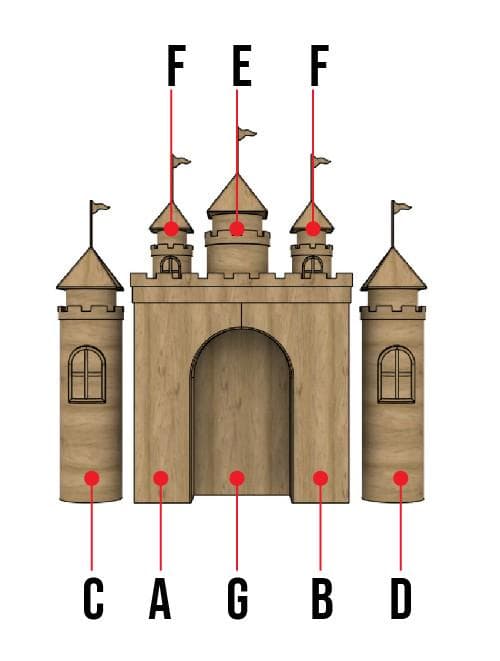 Castle Arch Laser CNC Files Event Backdrop Dwg Dxf Ai Eps - image 5
