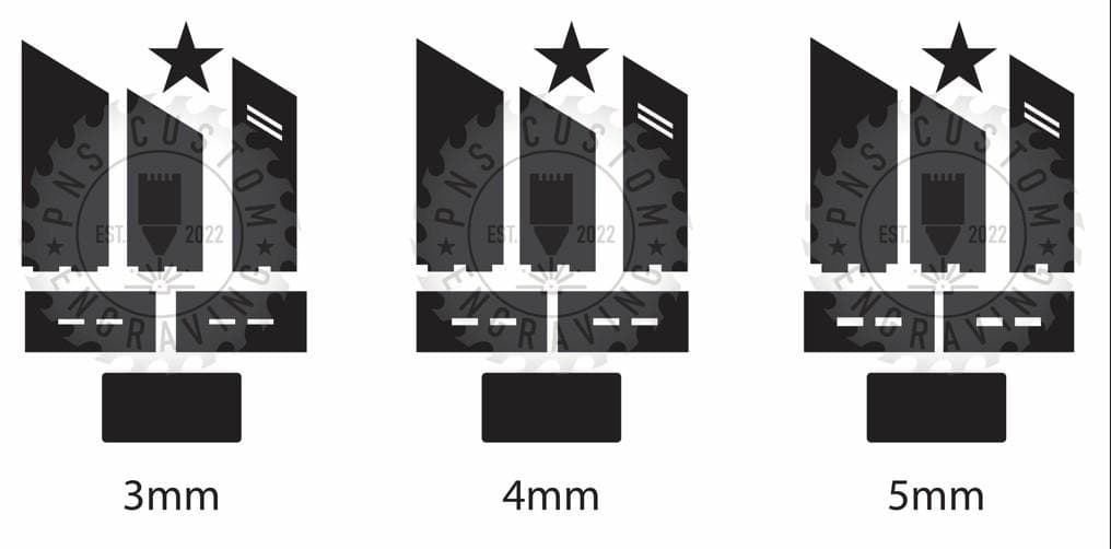 Award Plaque Trophy Modern Laser CNC Cut File Svg Dxf Cdr Ai Eps - image 4
