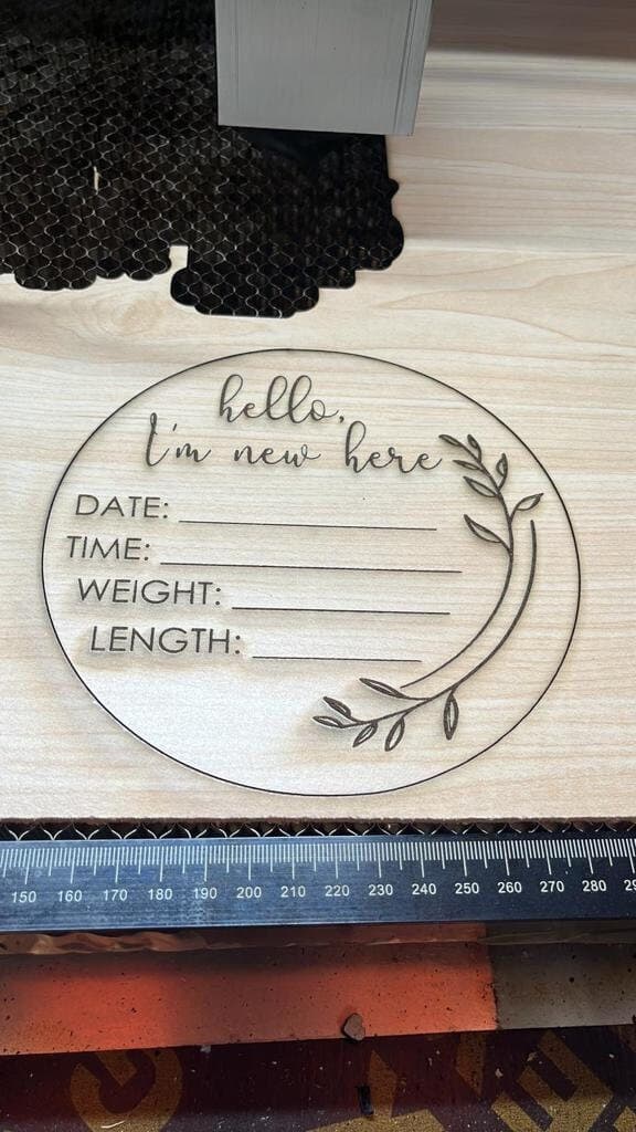 Birth Announcement SVG: Hello World Design (Digital Download) - image 4