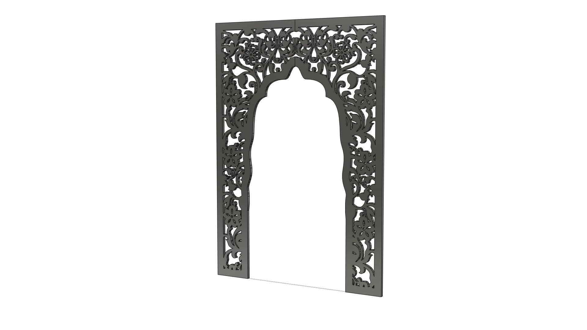 Floral Arch Backdrop SVG File: 5x7 ft Wedding CNC Plan (Digital Download) - image 4