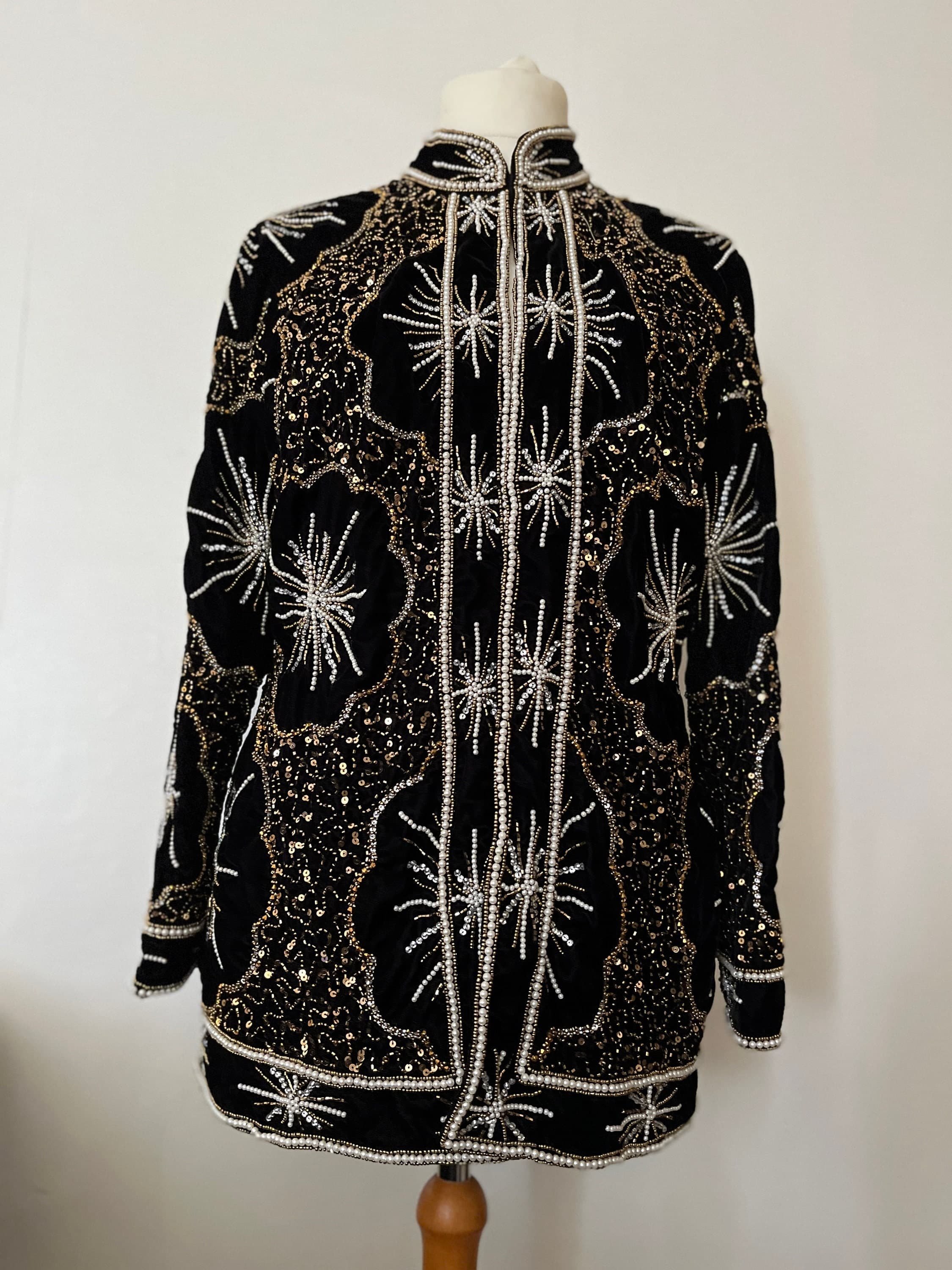 Luxury Abaya jacket modest party wear for eid - image 5