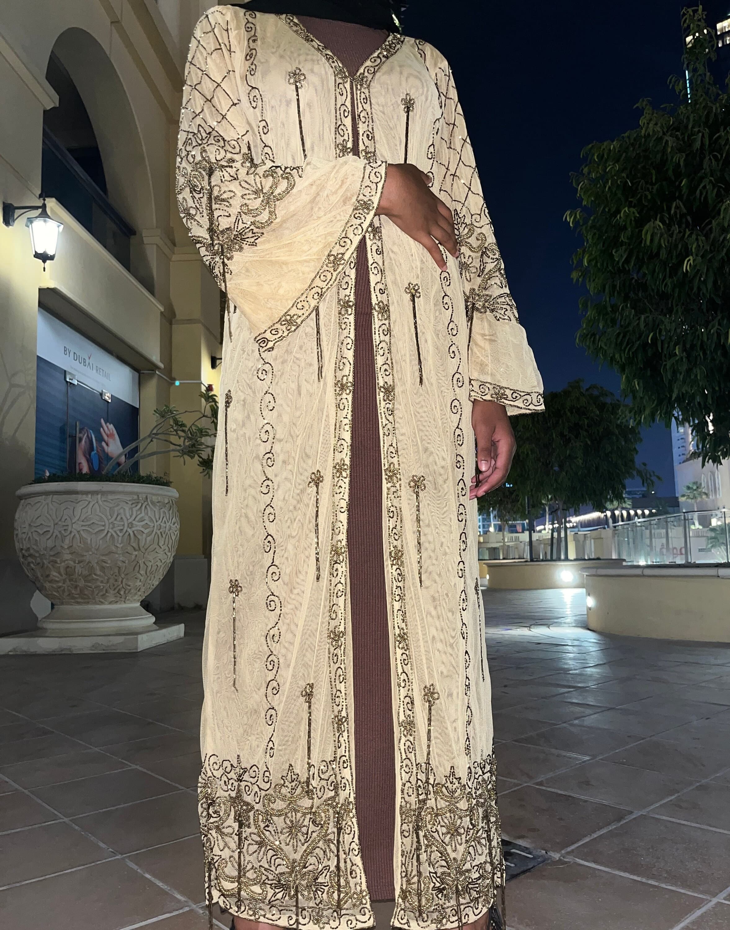 Emirates kaftan luxury Dubai Abaya by Murr De Murr