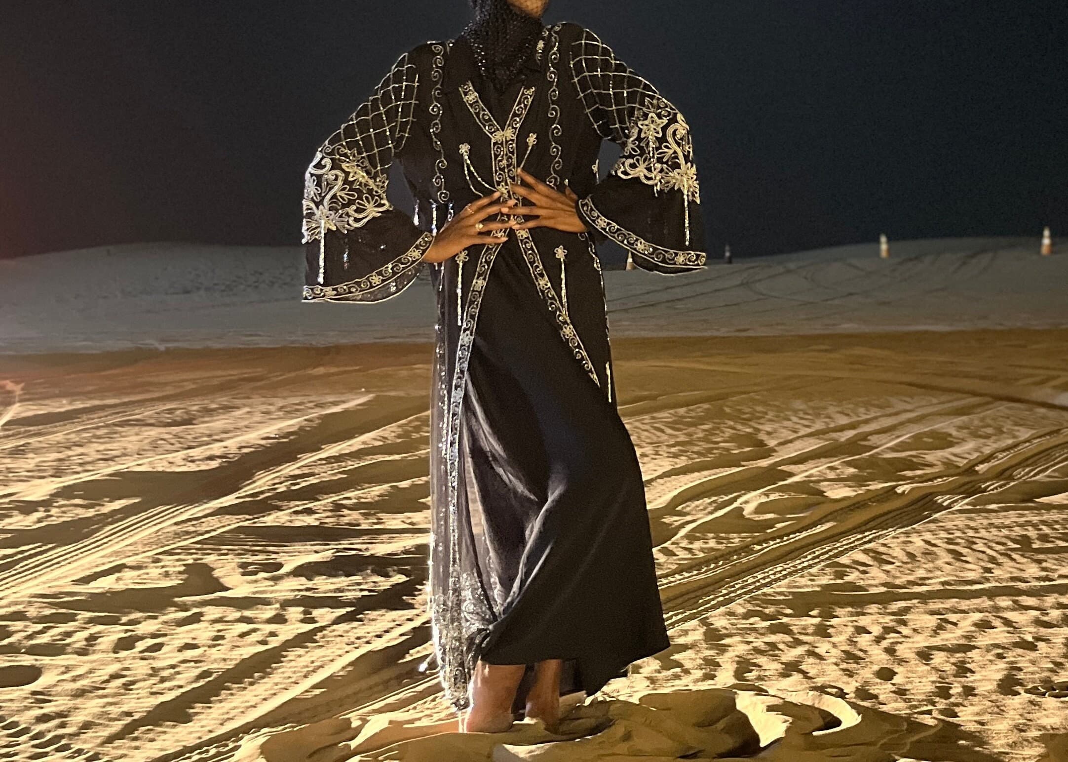 Emirates kaftan luxury Dubai Abaya by Murr De Murr