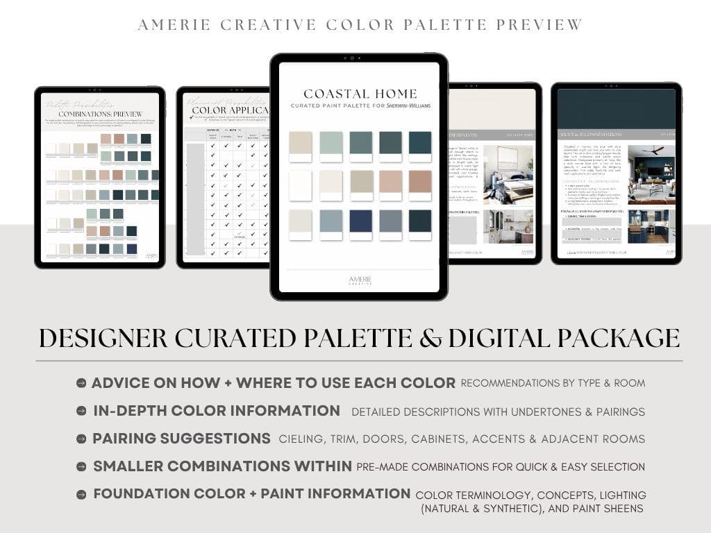 Coastal home paint color palette beach house Paint Color Palette Sherwin Williams Paint palette Coastal house paint color scheme coastal paint colors exterior interior neutral paint color warm neutral paint colors navy blue green teal dark blue turquoise accent paint colors pure white duck drift of mist amazing gray accessible beige quietude riverway stillwater seaworthy debonair naval foggy day dark night likeable sand redend point