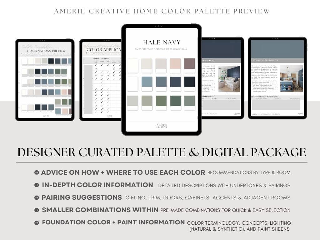 Hale Navy Color Scheme Benjamin Moore Paint Color Palette Hale Navy Benjamin Moore Hale Navy hc-154 navy dark blue grey green sage exterior coastal home paint colors coastal house paint color scheme calm warm neutral paint colors lake house paint modern coastal color palette 
Simply white classic gray pale oak chantilly lace stonington gray van courtland blue britannia blue black soot oil cloth rosepine caldwell green intrigue odessa pink cinnamon slate paint color palette