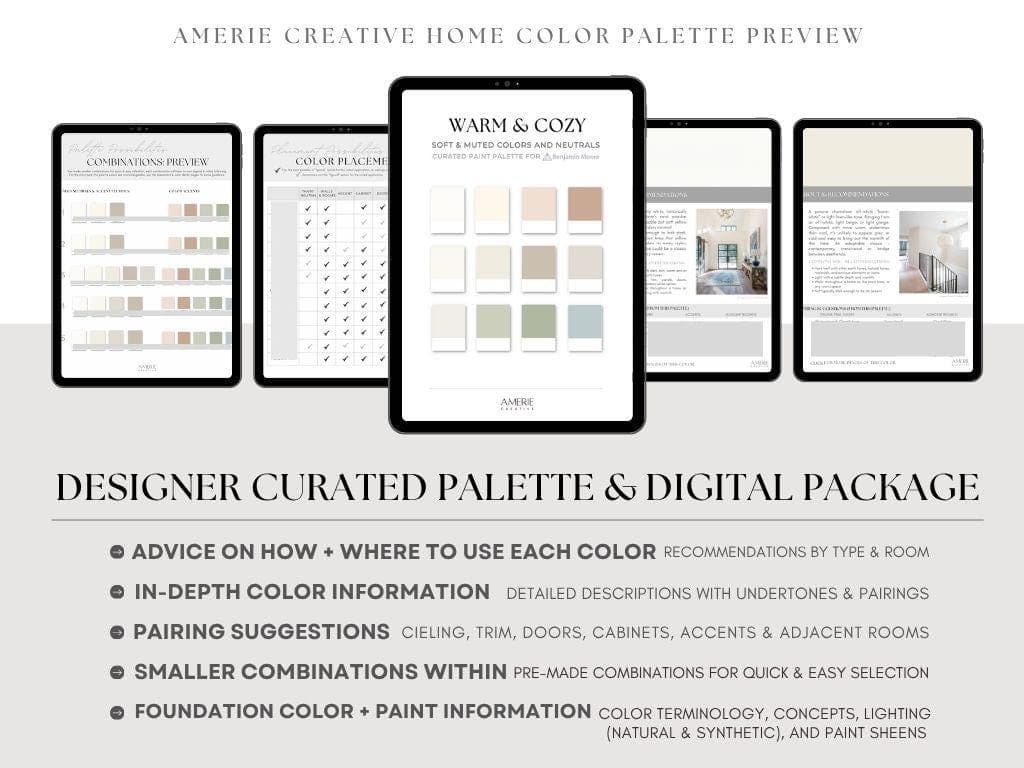 Warm paint color Cozy paint color warm neutral paint color whole house paint color palette whole home paint color scheme warm neutral benjamin moore paint palette cozy home paint color scheme warm white cream paint off-white paint color warm gray beige greige paint blue sage green gray cloud white navajo white dusty trail venetian portico soft chamois ballet white stone hearth edgecomb gray dove wing smoke vale mist saybrook sage green paint color