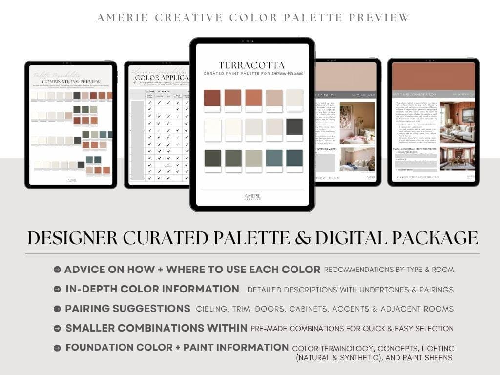 TerraCotta Paint Color Palette Sherwin Williams paint palette  Hacienda paint color scheme earthy paint colors olive green terracotta paint - image 4