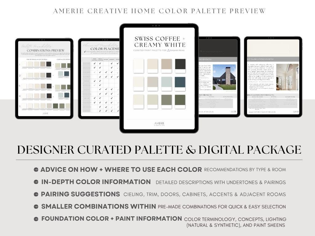 Swiss Coffee Color Palette Creamy White Benjamin Moore Paint color Palette neutral paint colors whole house paint color scheme home paint color scheme warm neutral paint colors white greige sage green gray green dark green seapearl china white gray mist revere pewter stone hearth ashwood moss black beauty oil cloth dark olive boothbay gray new providence navy newburg green paint colors 2025