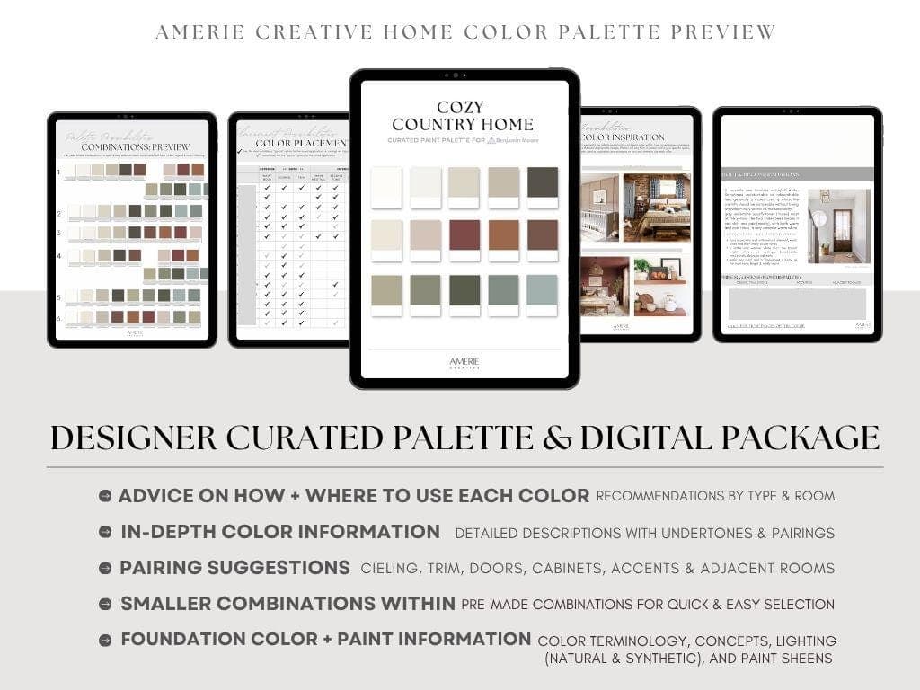 Cozy Country Home Paint Color Palette Benjamin Moore paint palette Cozy paint colors country house paint color palette cozy home paint color scheme cozy neutral paint colors earthy neutral paint color scheme warm paint colors 2025 2026 seapearl china white dove natural cream stone hearth creamy white garrison red brown copper kettle green gray dark olive green grey green paint colors terracotta paint colors rust paint color earthy paint colors modern earthy paint colors