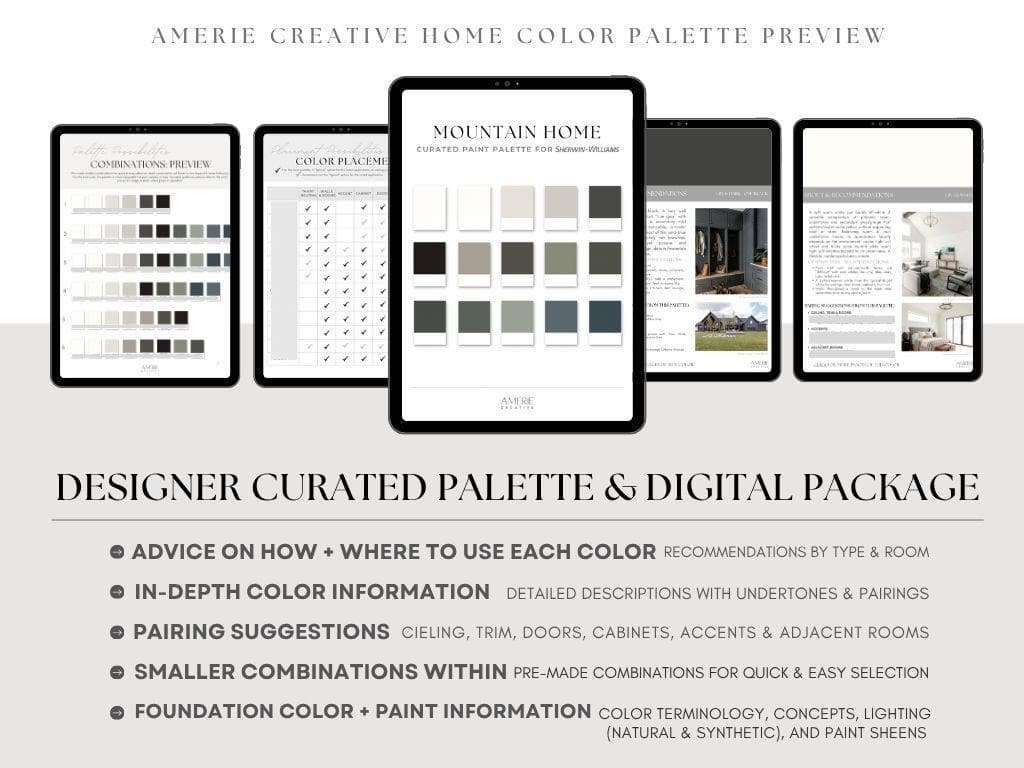 Modern Mountain House Paint Color Palette Sherwin williams paint palette whole house paint color scheme black exterior paint colors accent door cabinet earth tone paint colors modern earthy neutral paint colors 2025 
Pure white alabaster drift of mist agreeable gray iron ore tricorn black fawn brindle urbane bronze mountain road shade grown rock bottom pewter green evergreen fog grays harbor mount etna navy blue gray green grey dark green paint colors dark olive green