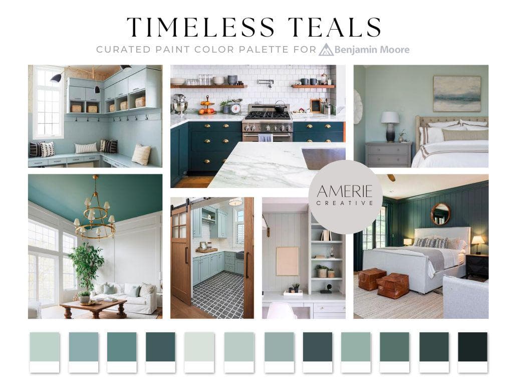 TEAL blue green paint colors benjamin moore paint color palette teal benjamin moore teal paint colors blue green paint color whole house paint color scheme interior home paint color teal accent colors teal coastal paint color beach cabin light dark turquoise palladian blue aegean teal polished slate quiet moments beachglass mount saint anne narragansett jack pine Mediterranean teal