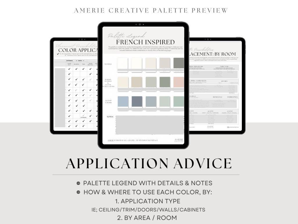 French House Paint Color Palette Sherwin Williams paint palette French interior warm neutral paint white cream greige dusty blue gray green - image 5