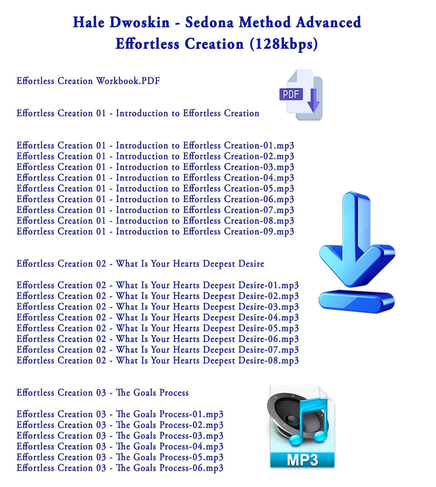 Sedona Method Advanced - Effortless Creation - Hale Dwoskin