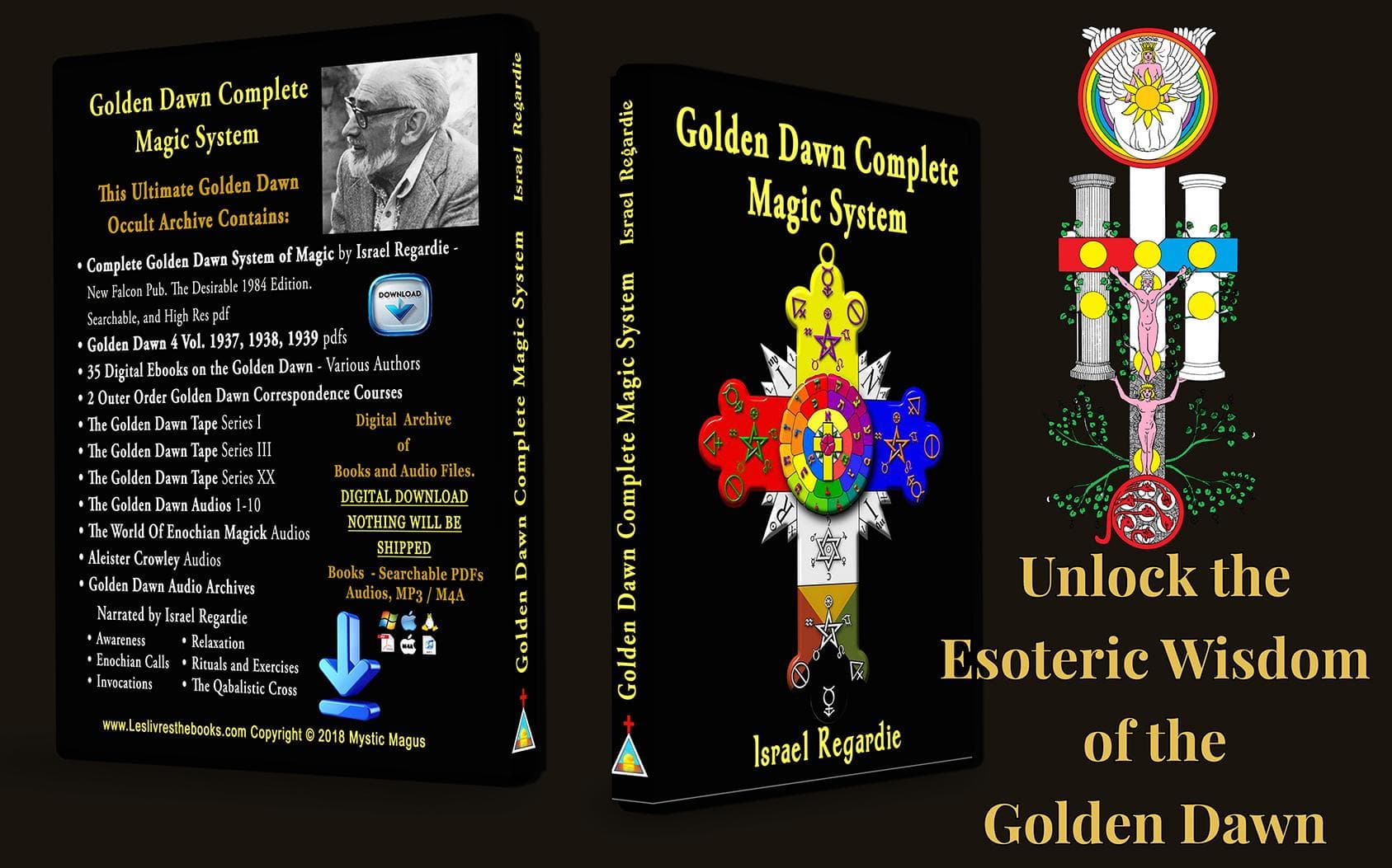 Complete Golden Dawn System Of Magic. Books of Wisdom Collection Israel Regardie, Aleister Crowley