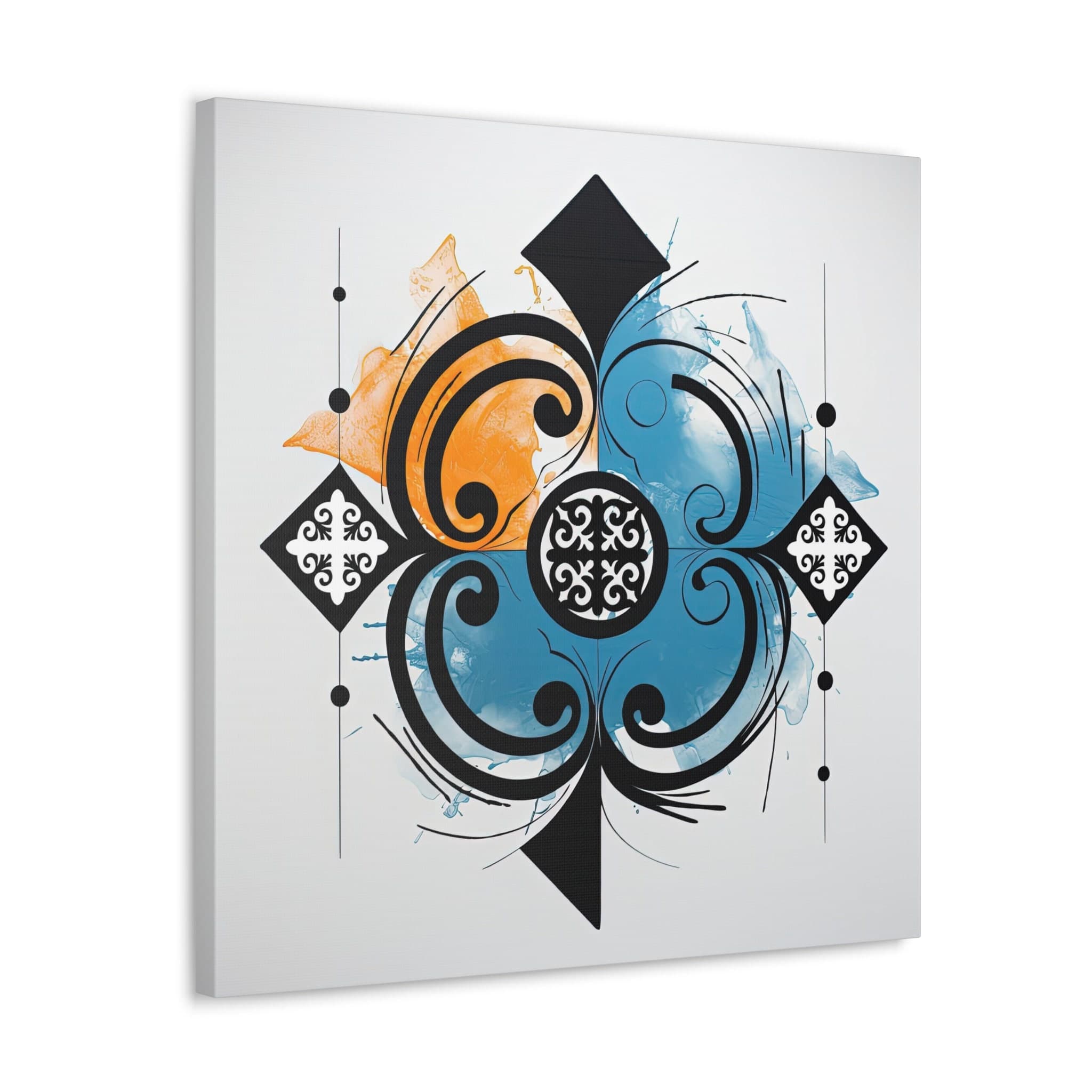 ASYLANA Kazakh Qazaq Canvas Print Wrap Gallery Wall Art Home Decor with Ethnic Patterns Ornaments of Kazakhstan and Central Asia 100 - image 4