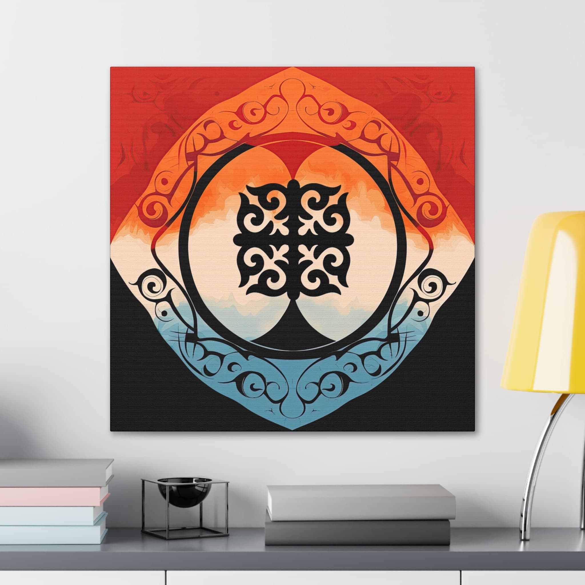 ASYLANA Kazakh Canvas Print Gallery Wall Art on Central Asia's Gem Canvas of Kazakh Women's Embroidery Patterns 111 - image 3