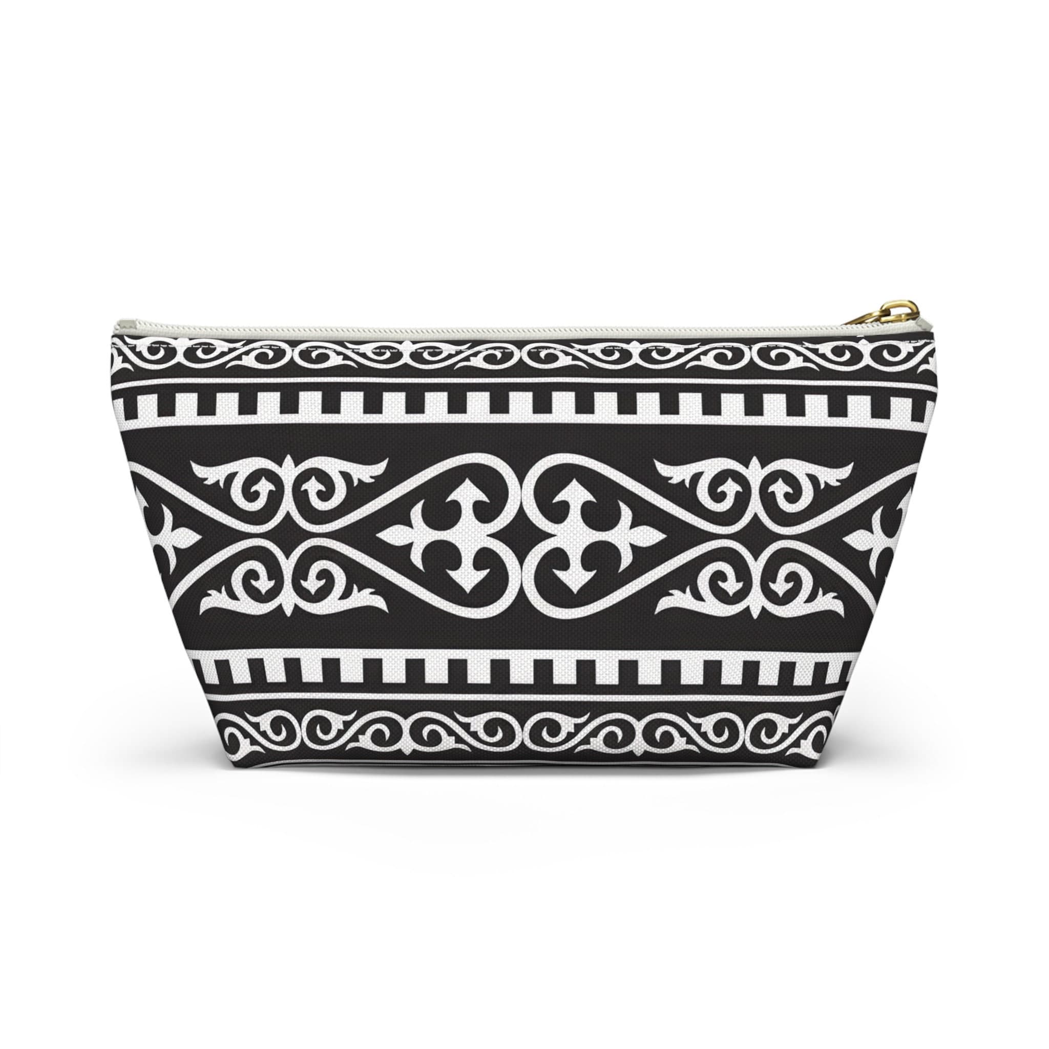 ASYLANA Accessory Pouch Bag for Cosmetics Jewelry Makeup and Travel with Kazakh Art and Design 514