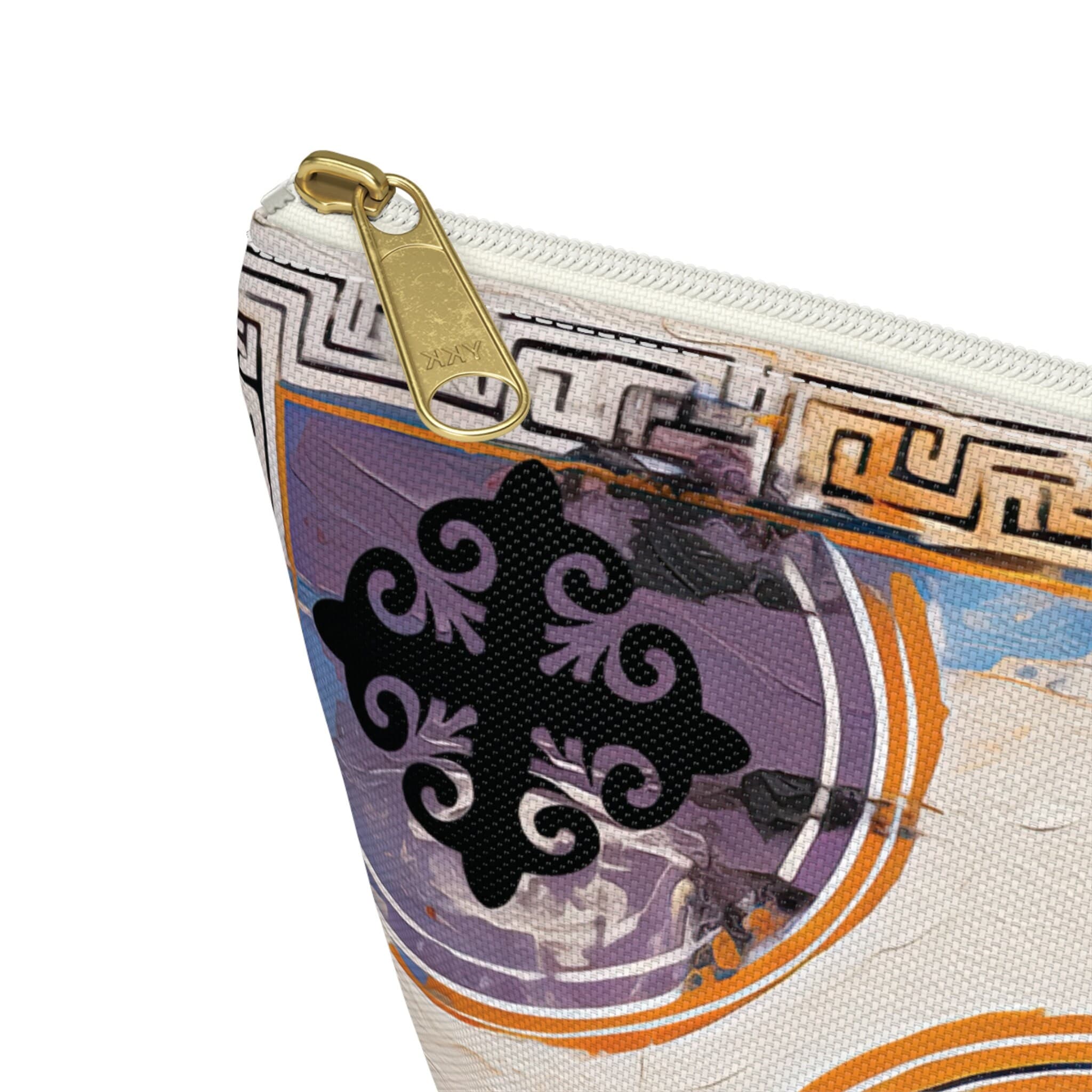 ASYLANA Accessory Pouch Bag for Cosmetics Jewelry Makeup and Travel with Kazakh Art and Design 503 - image 5