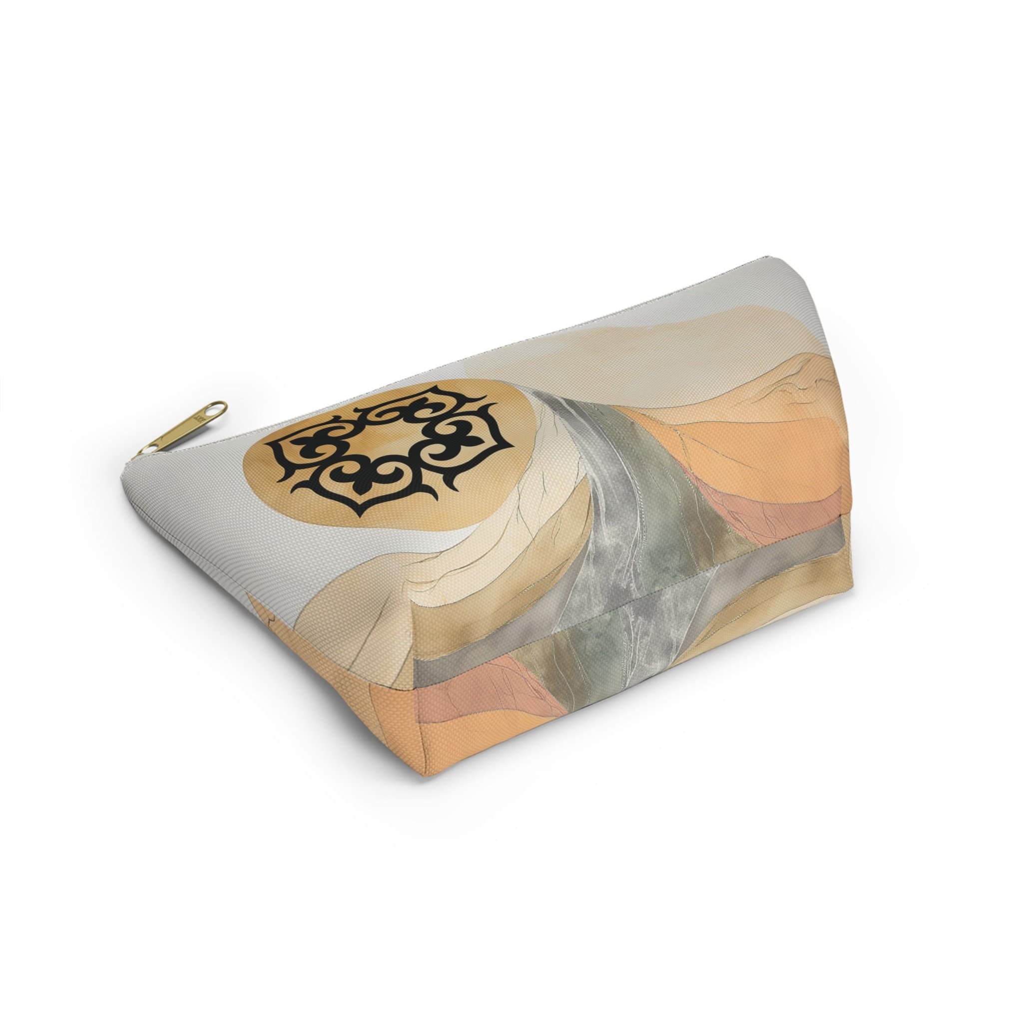 ASYLANA Accessory Pouch Bag for Cosmetics Jewelry Makeup and Travel with Kazakh Art and Design 510 - image 5