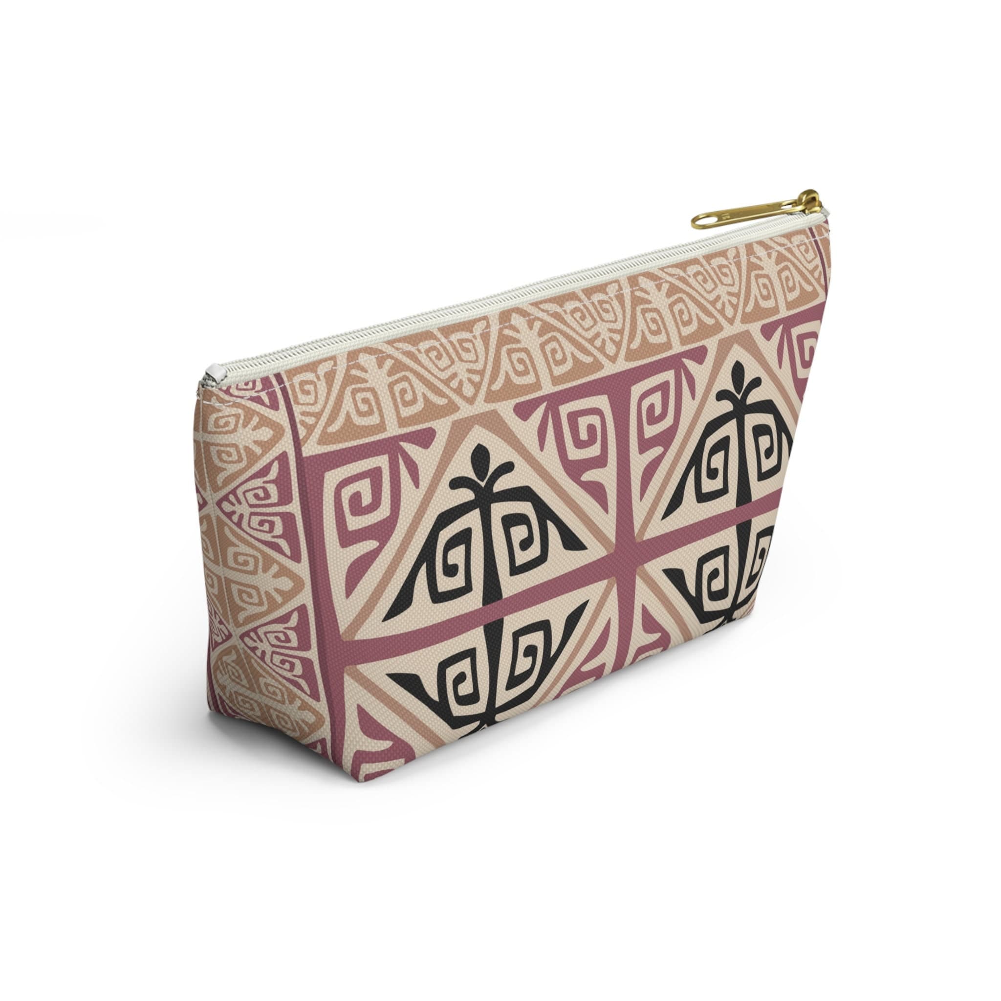 ASYLANA Accessory Pouch Bag for Cosmetics Jewelry Makeup and Travel with Kazakh Art and Design 506 - image 4